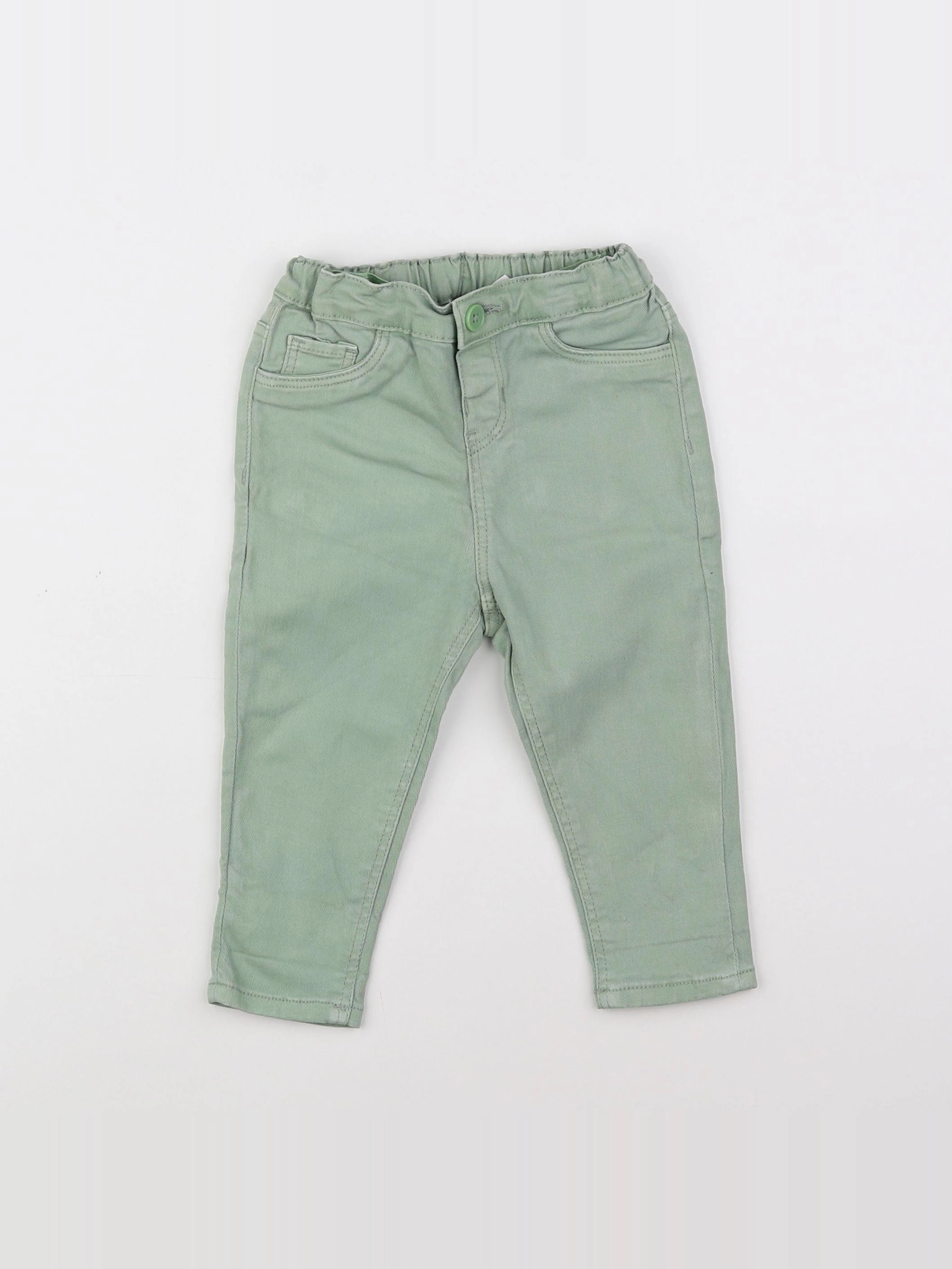 H&M - pantalon vert - 9 mois