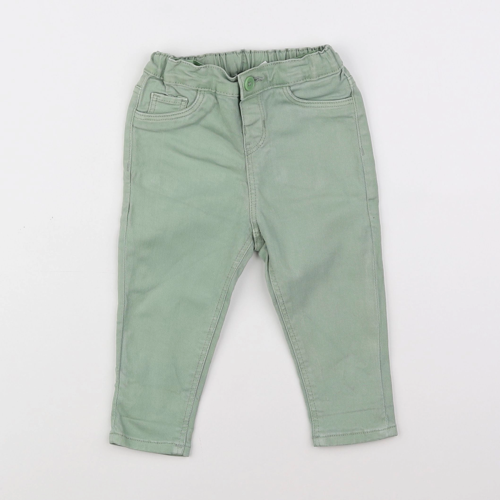 H&M - pantalon vert - 9 mois