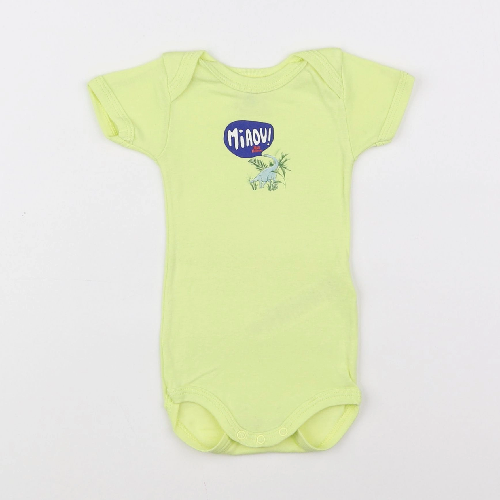 Petit Bateau - body jaune - 3 mois