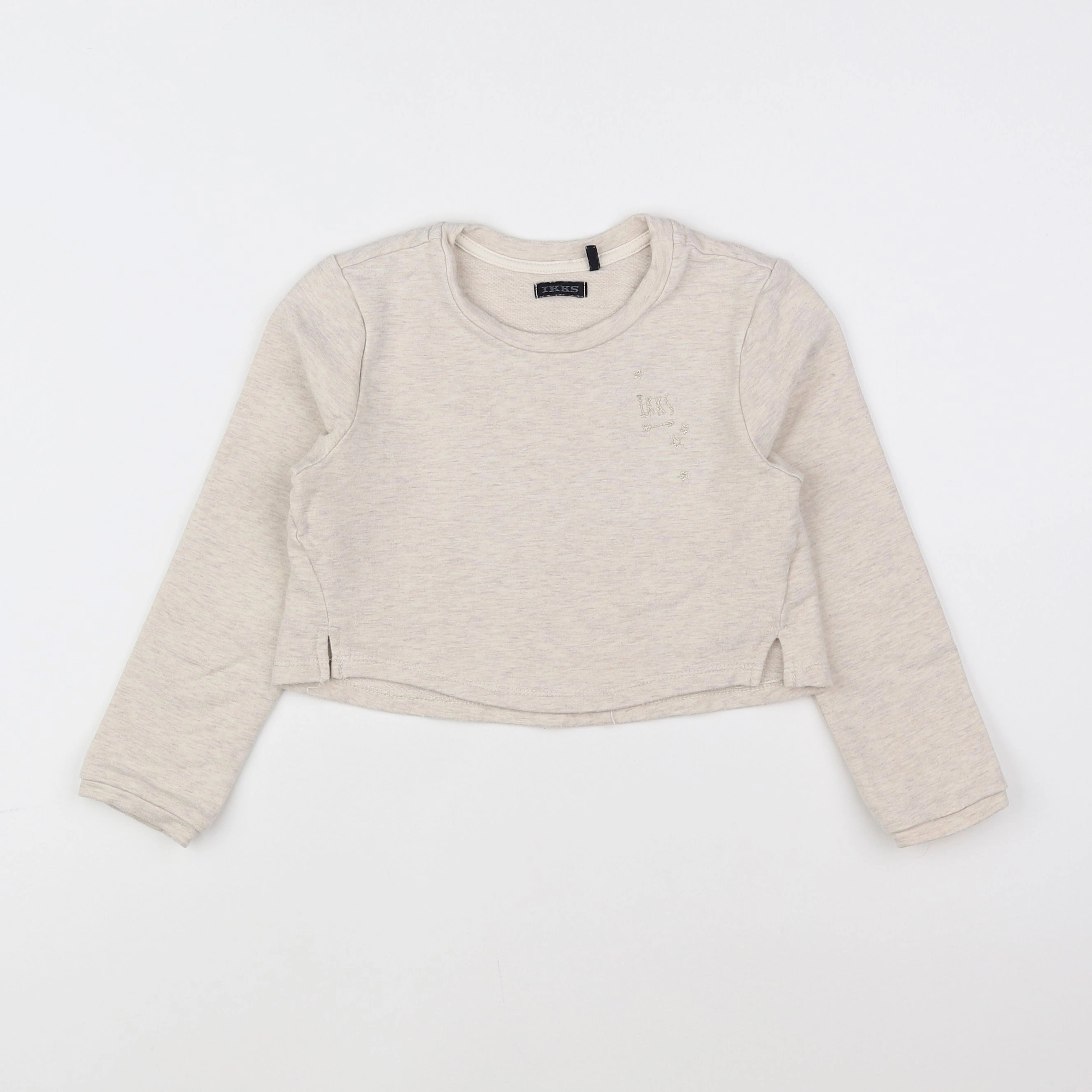 IKKS - sweat beige - 6 ans