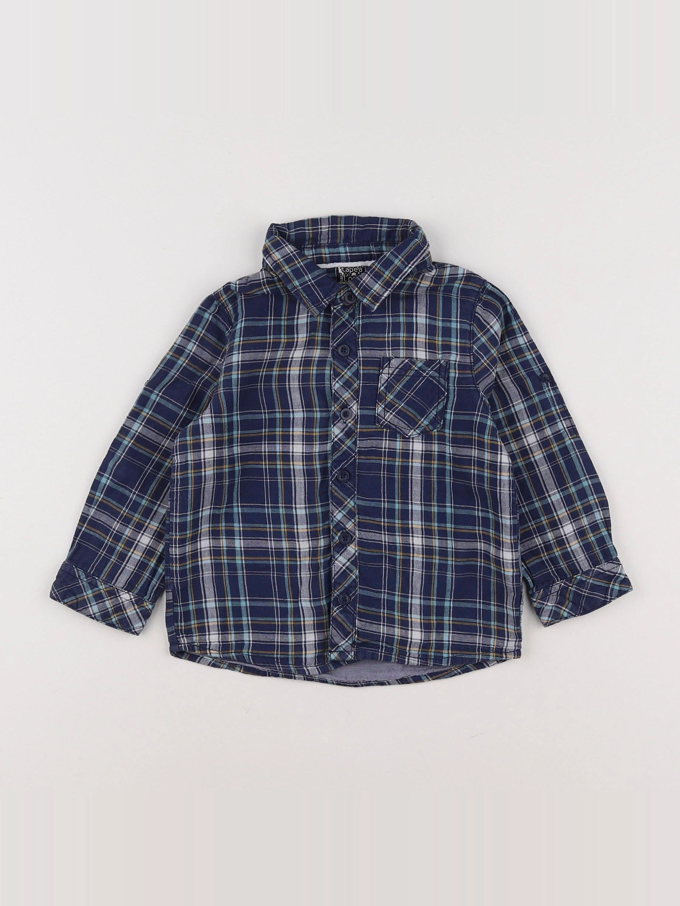 Tape à l'oeil - chemise bleu, multicolore - 2 ans