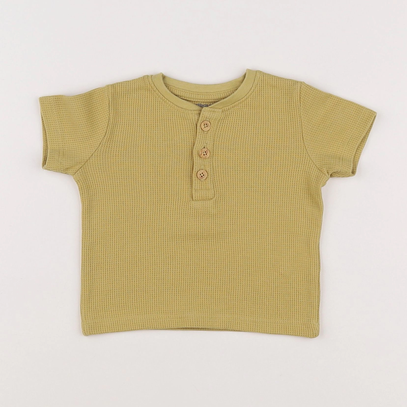 Vertbaudet - tee-shirt jaune - 6 mois
