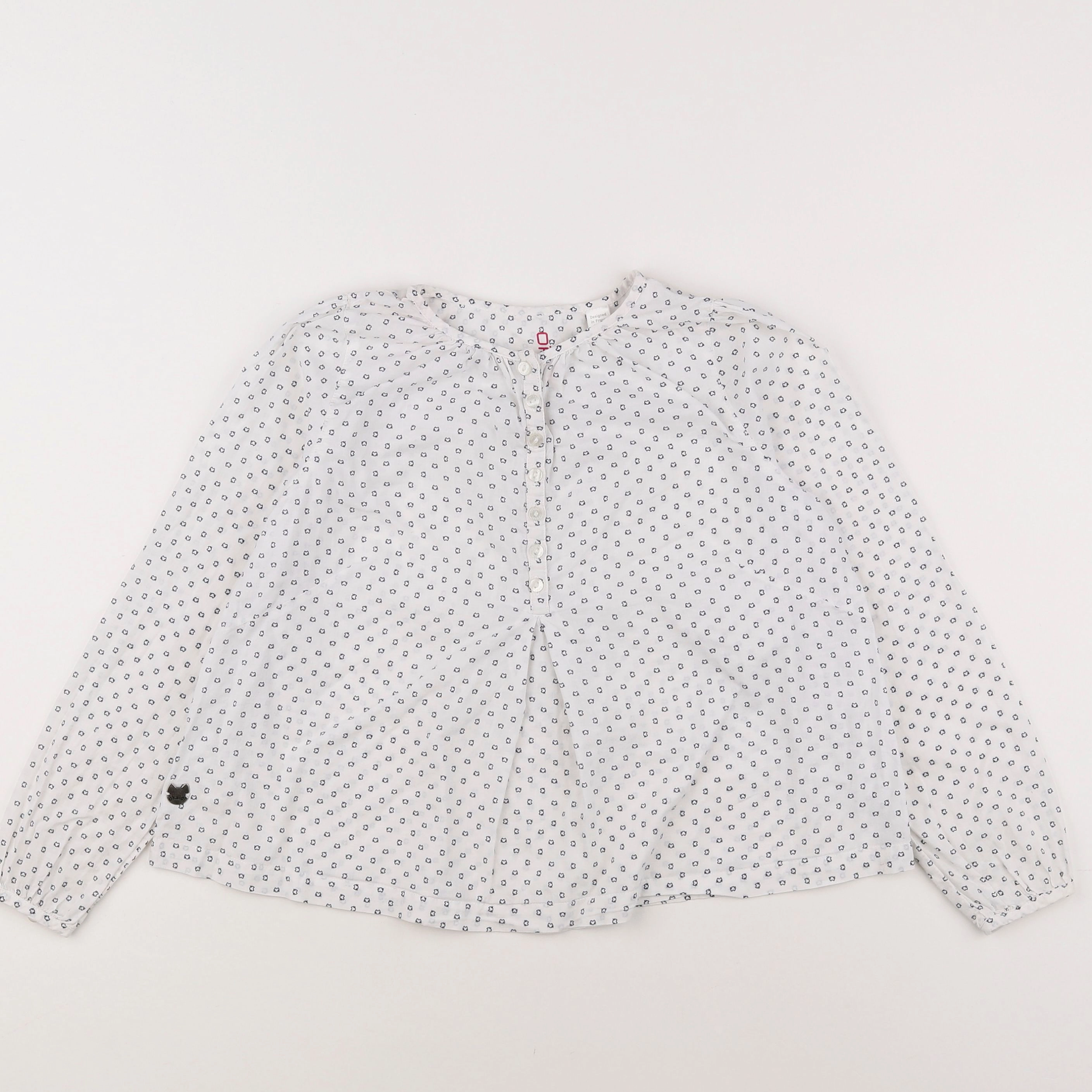 Okaidi - blouse blanc - 6 ans