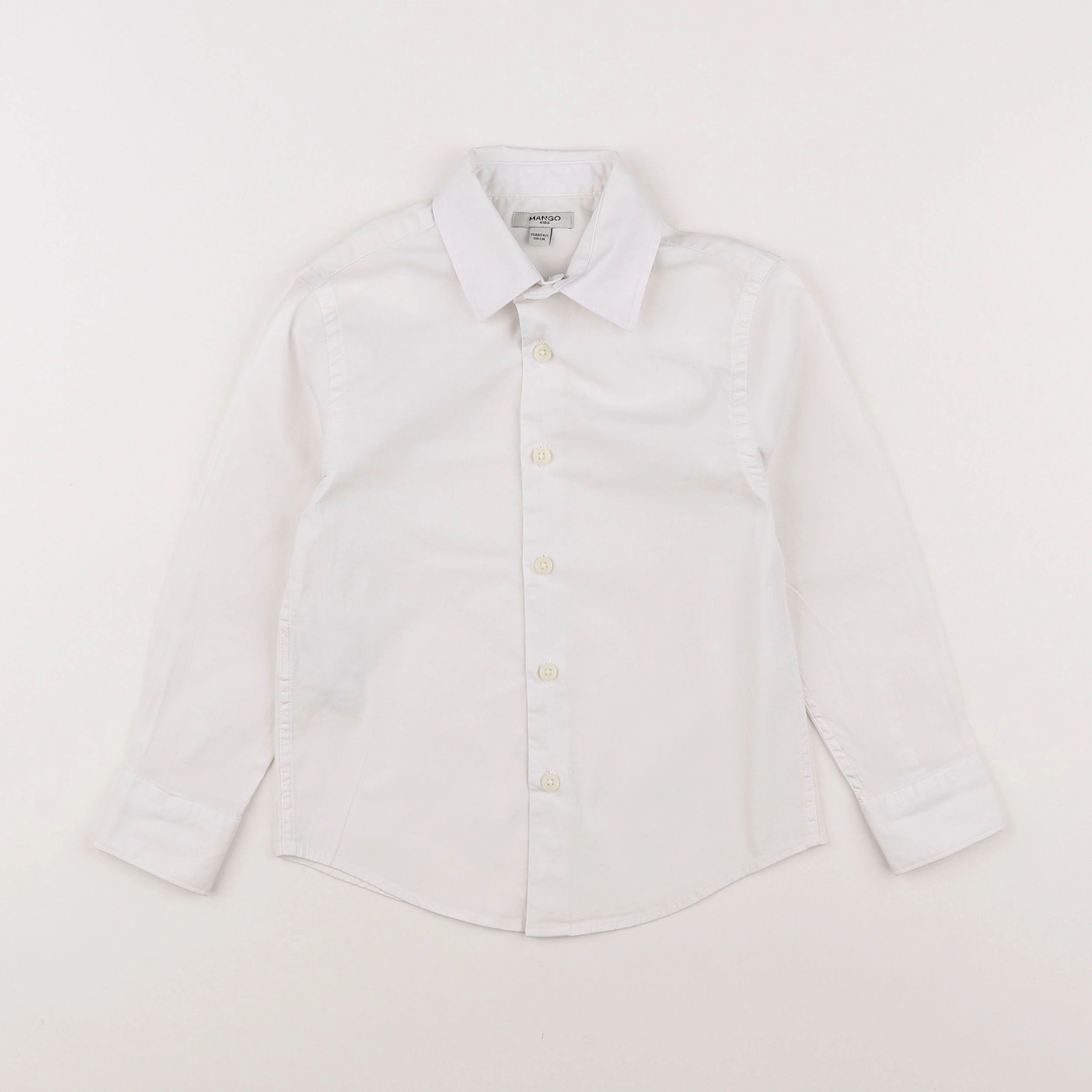 Mango - chemise blanc - 4/5 ans