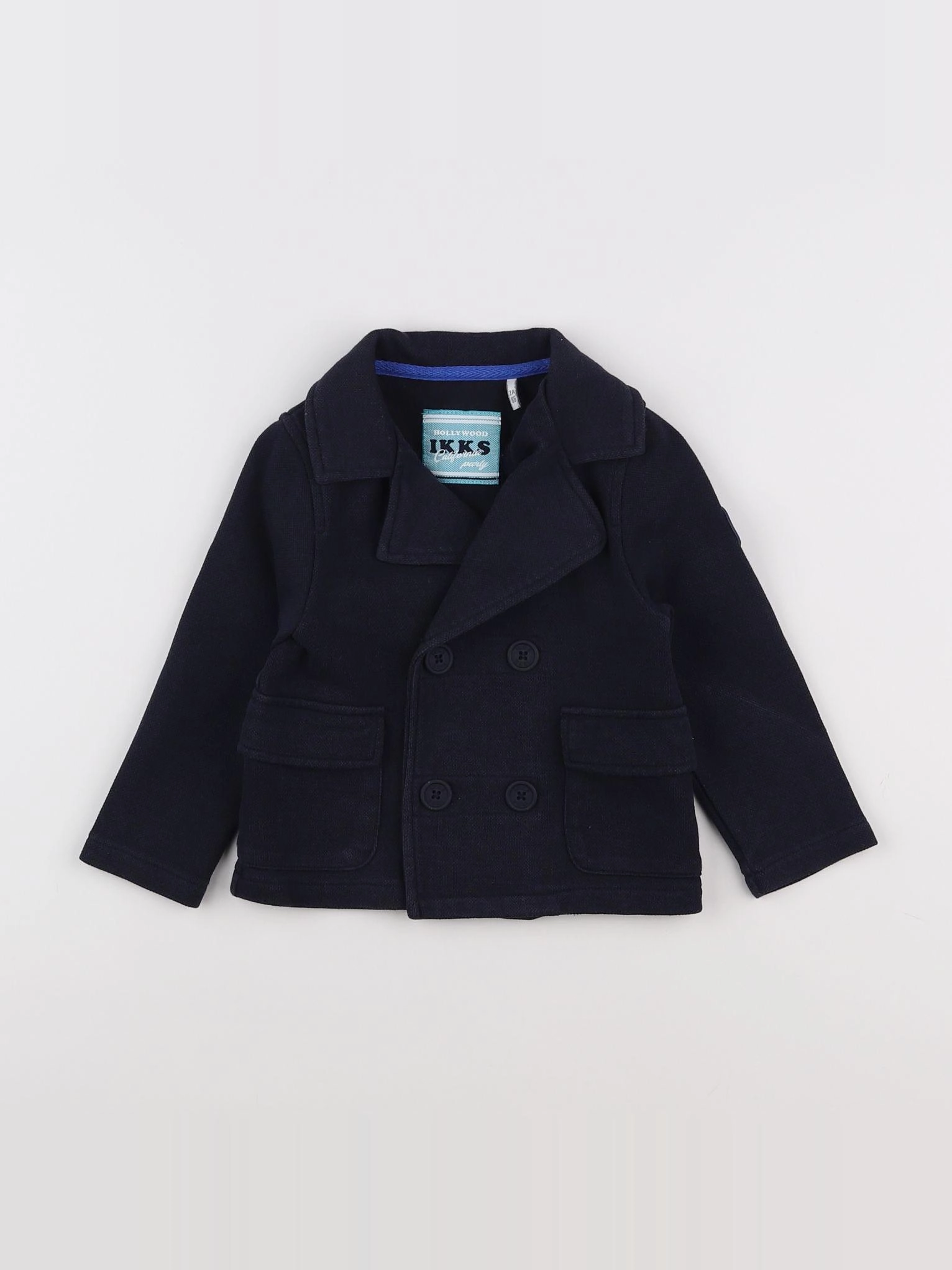 IKKS - veste imprimé au dos bleu - 2 ans