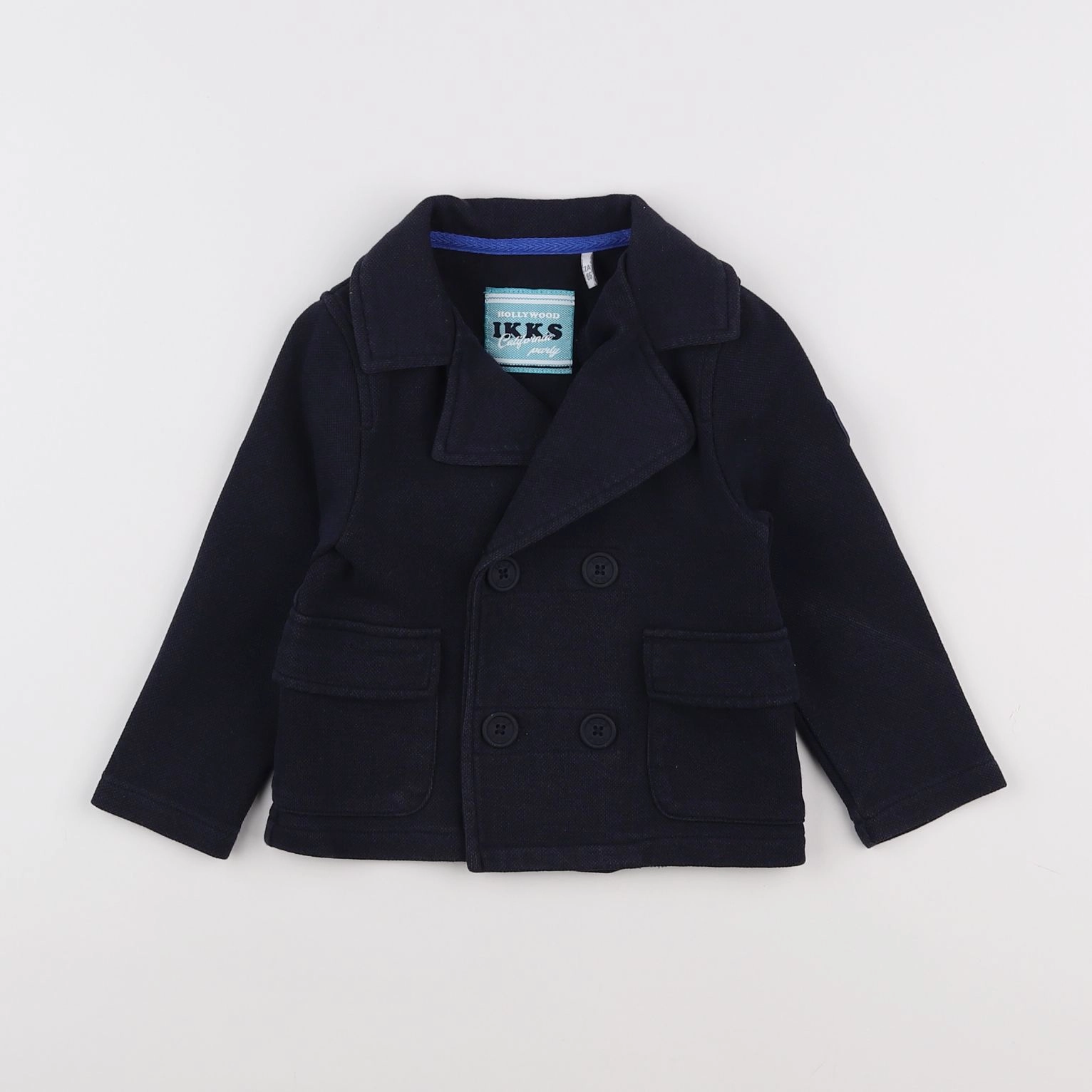 IKKS - veste imprimé au dos bleu - 2 ans