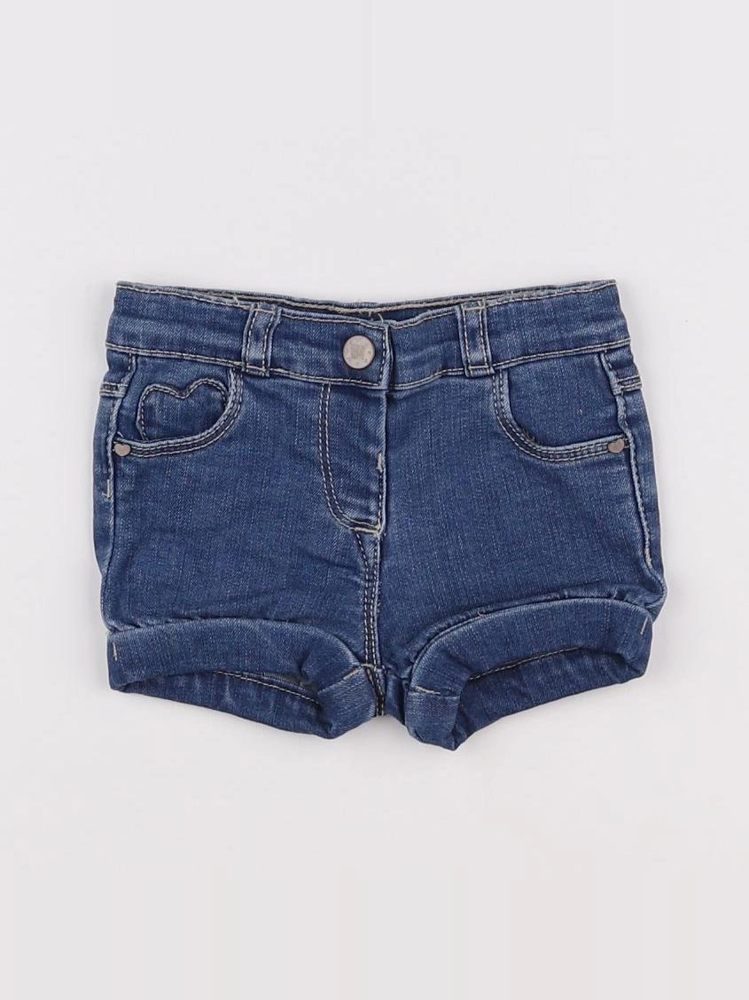 Tape à l'oeil - short bleu - 6 mois