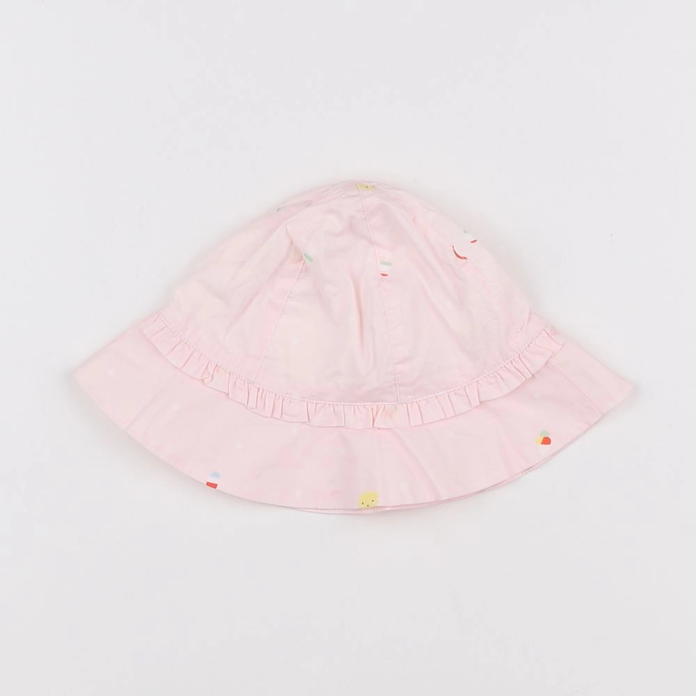 Vertbaudet - chapeau rose - 9 mois