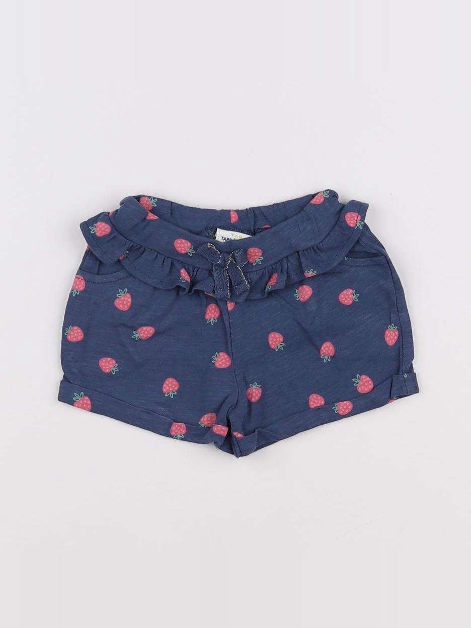 Tape à l'oeil - short bleu, rose - 6 mois