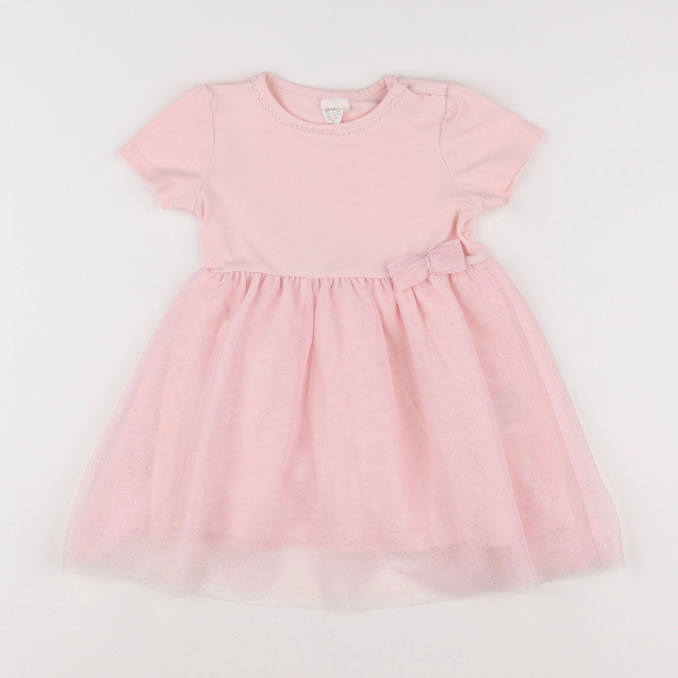 H&M - robe rose - 9/12 mois
