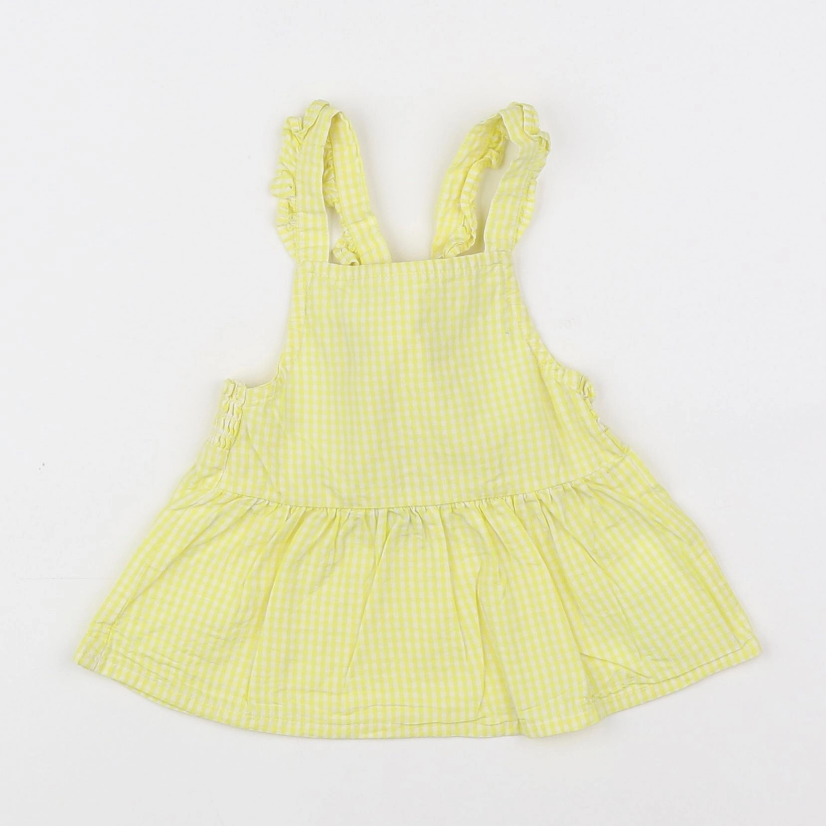 Tape à l'oeil - robe blanc, jaune - 3 mois