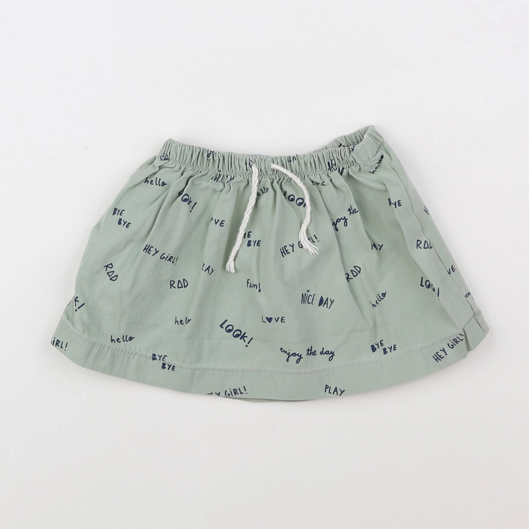 Zara - jupe vert - 12/18 mois