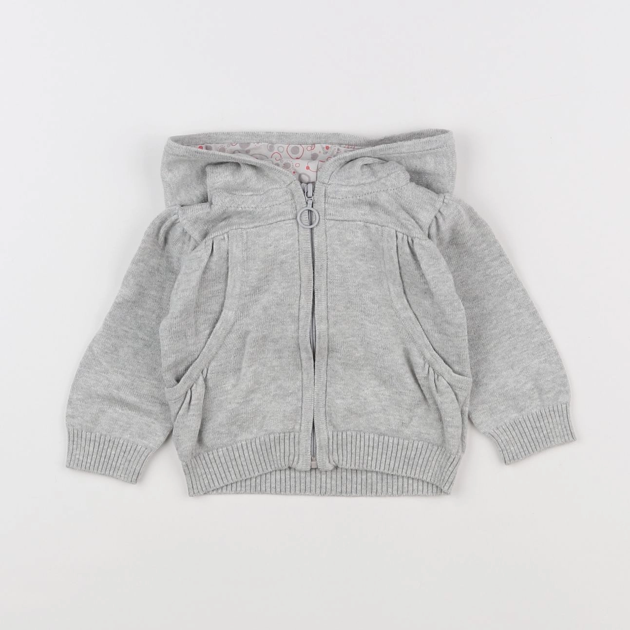 Tape à l'oeil - gilet gris - 6 mois
