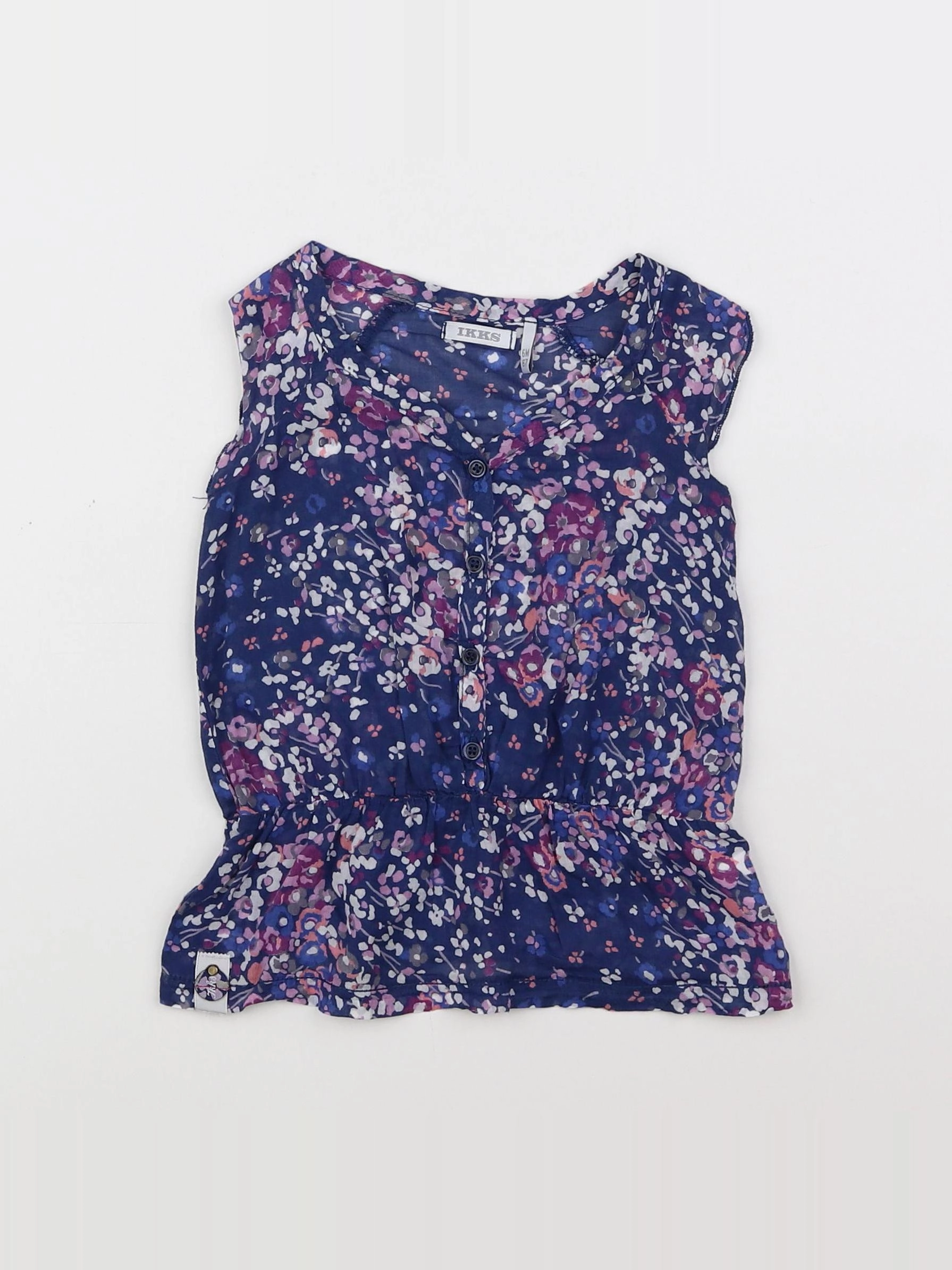 IKKS - blouse violet - 6 mois