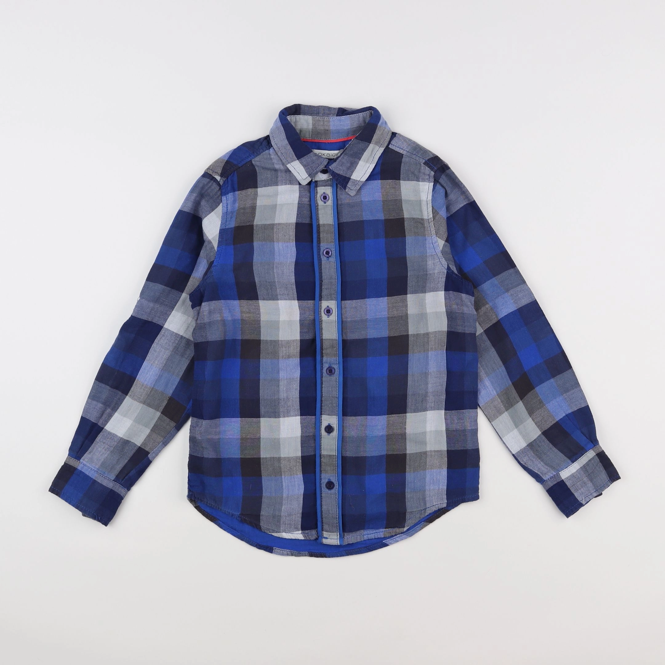 Okaidi - chemise bleu - 8 ans