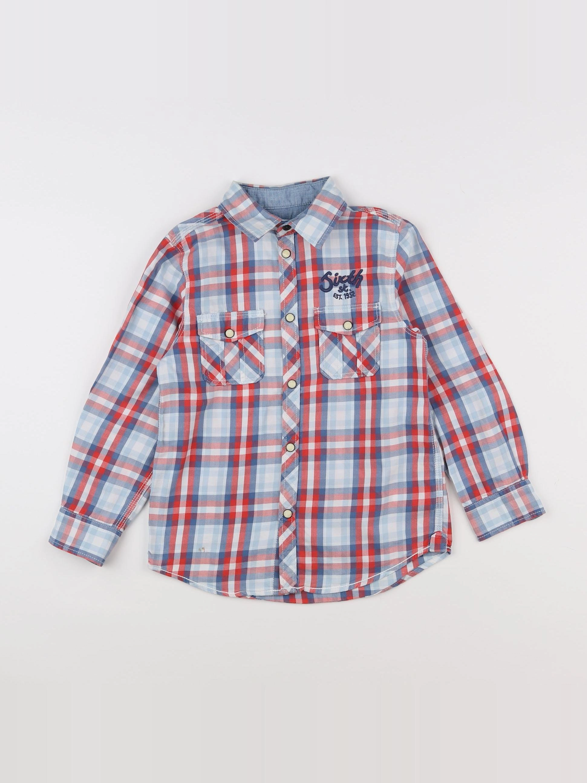 H&M - chemise multicolore - 6/7 ans