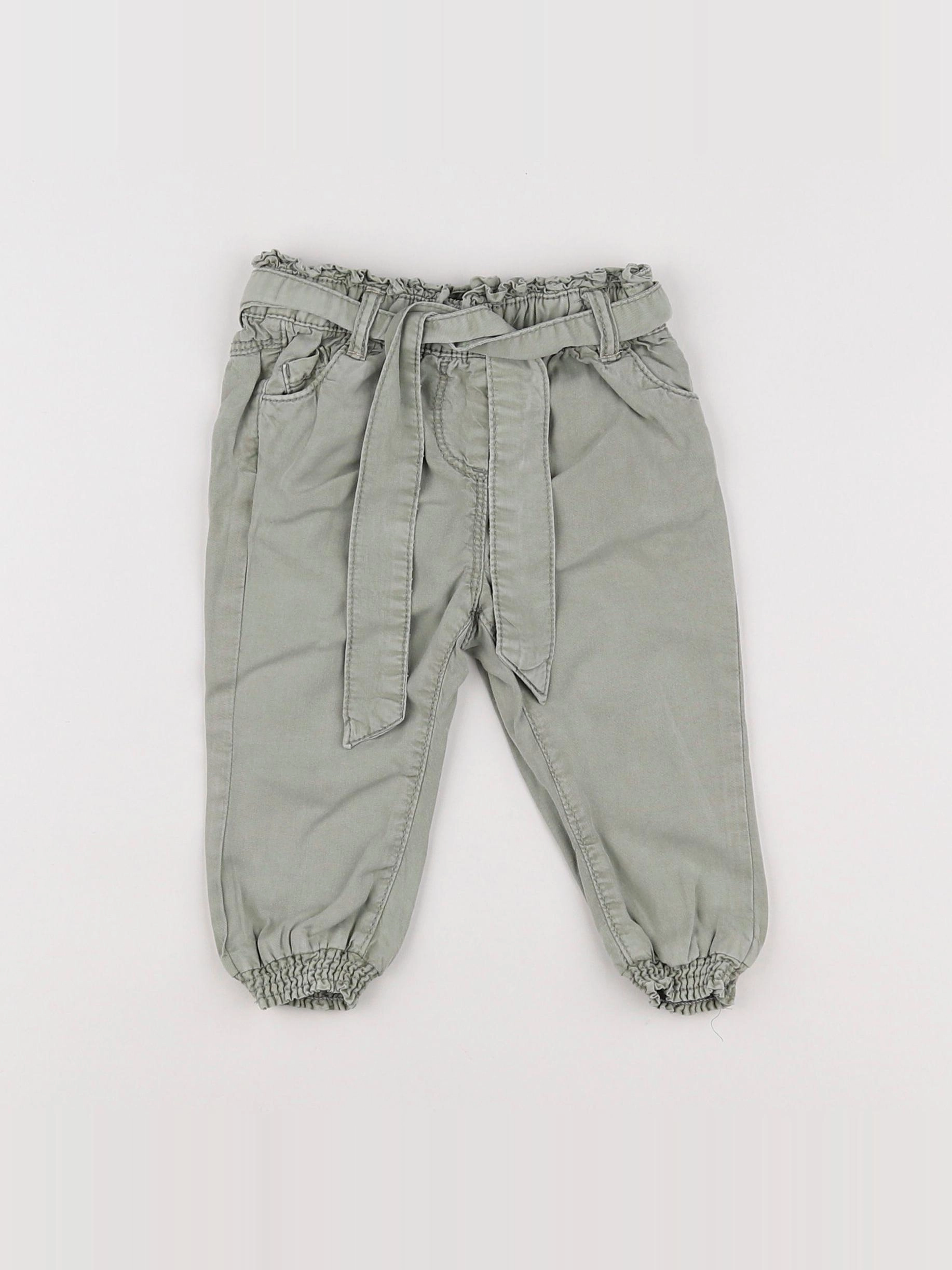 Tape à l'oeil - pantalon vert - 9 mois