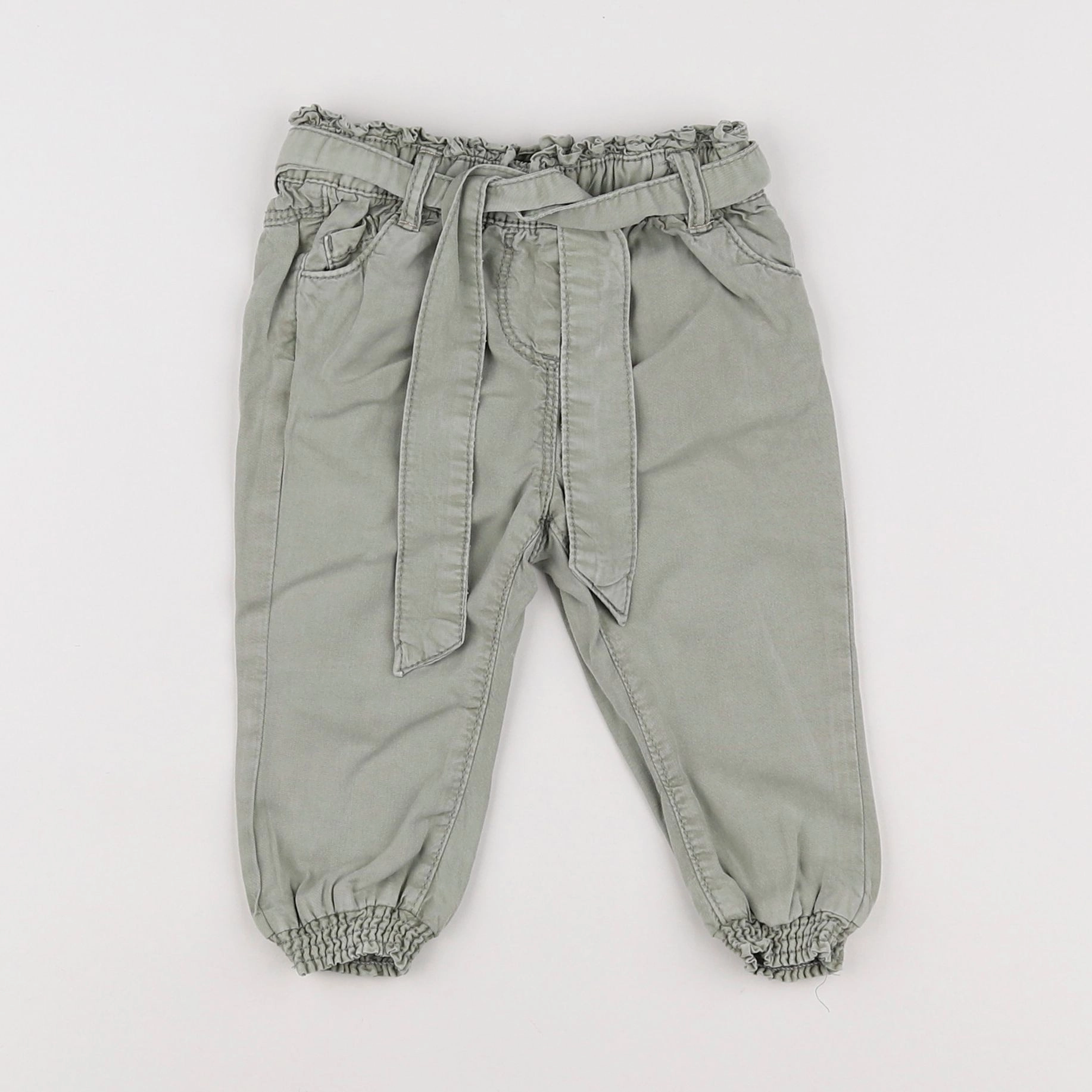 Tape à l'oeil - pantalon vert - 9 mois