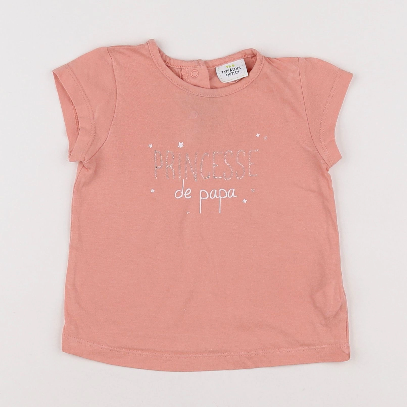 Tape à l'oeil - tee-shirt rose - 9 mois