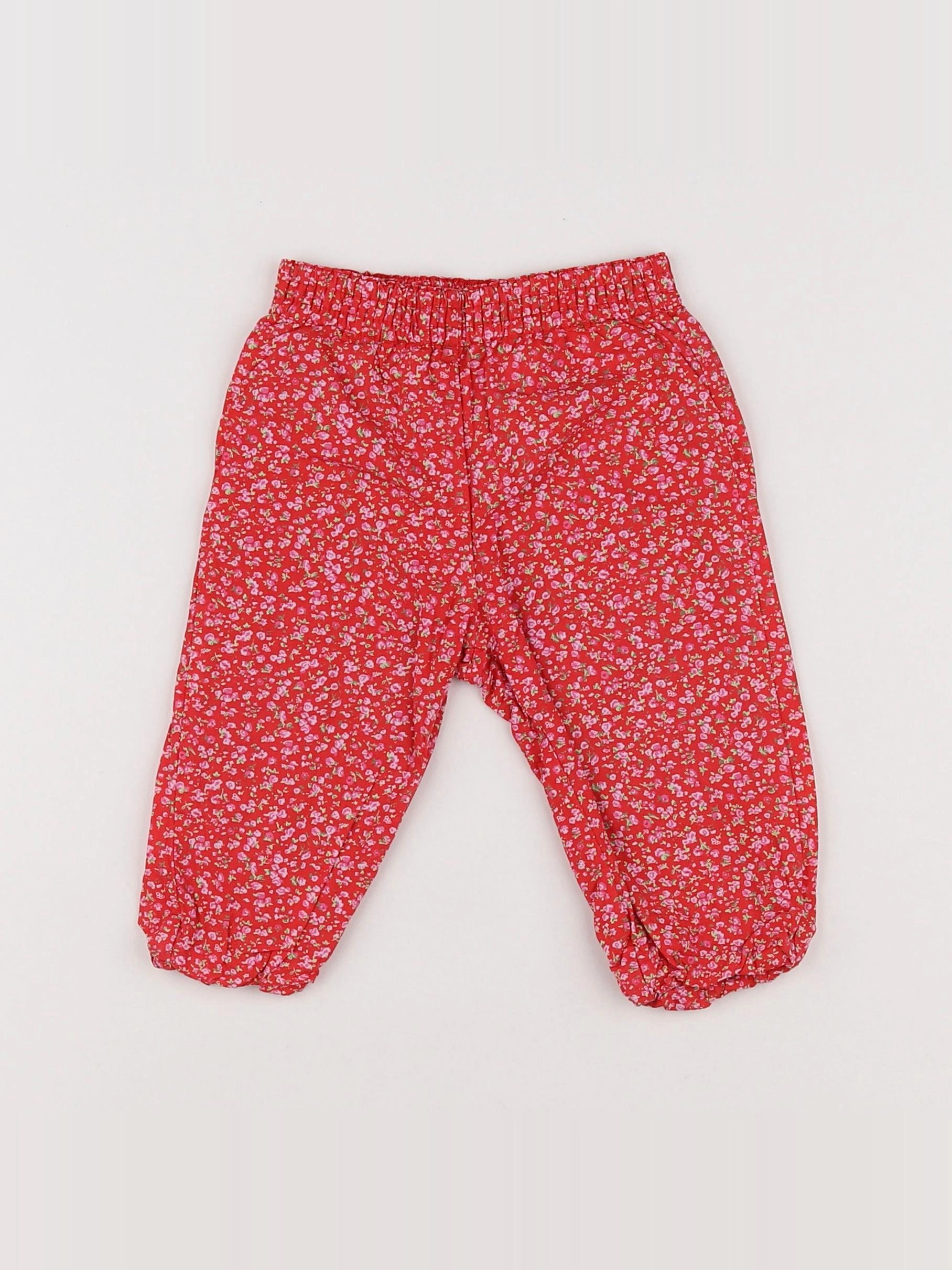 Catimini - pantalon rouge - 6 mois
