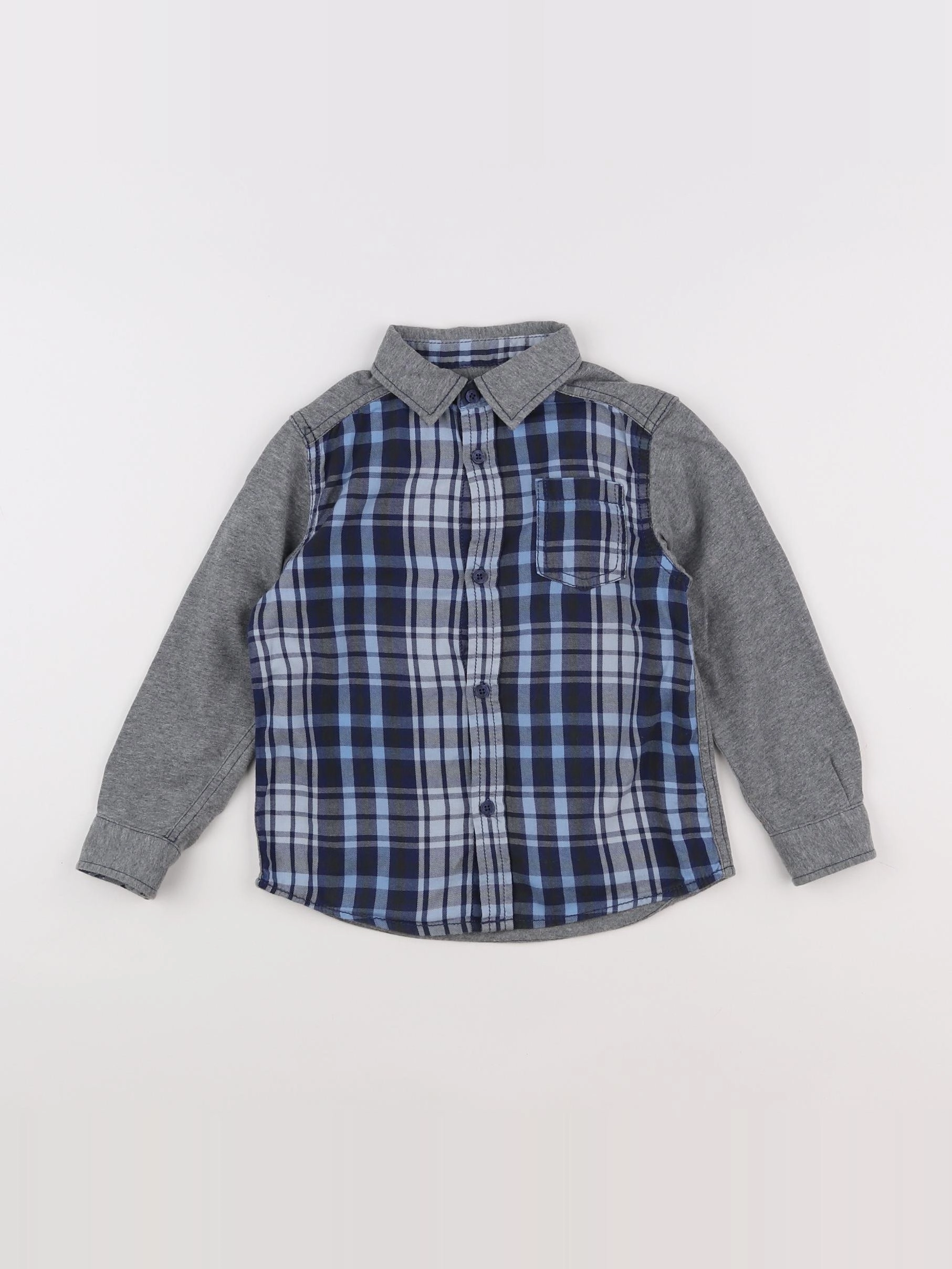 Okaidi - chemise bleu - 4 ans
