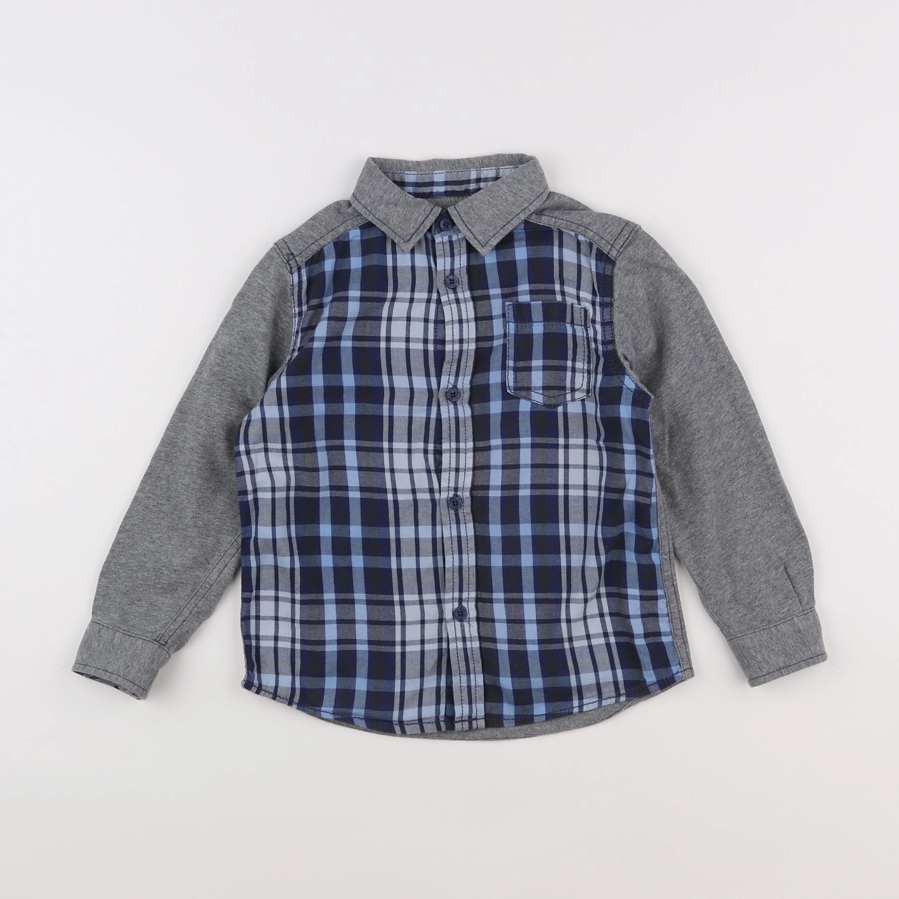 Okaidi - chemise bleu - 4 ans