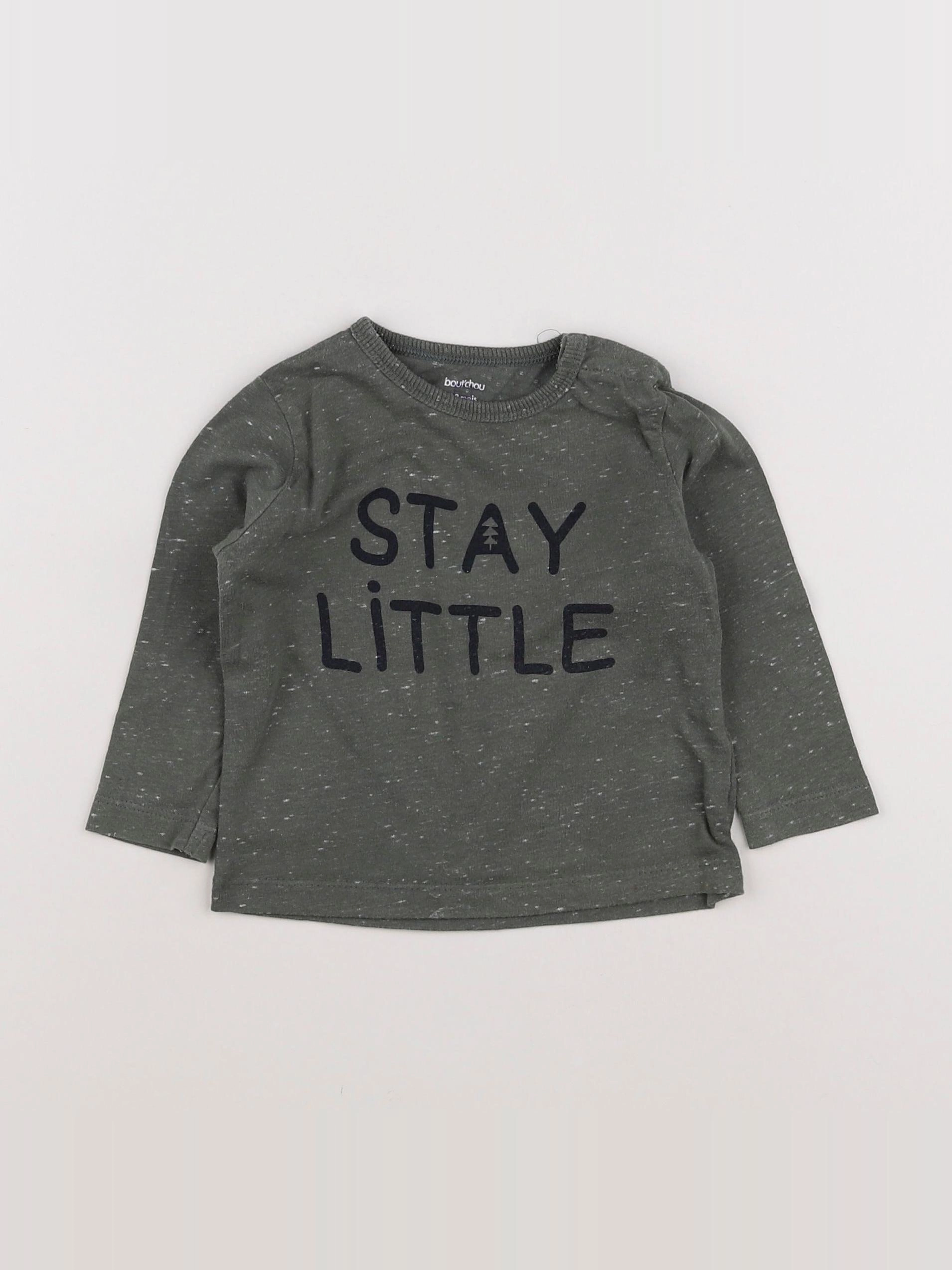 Boutchou - tee-shirt vert - 12 mois