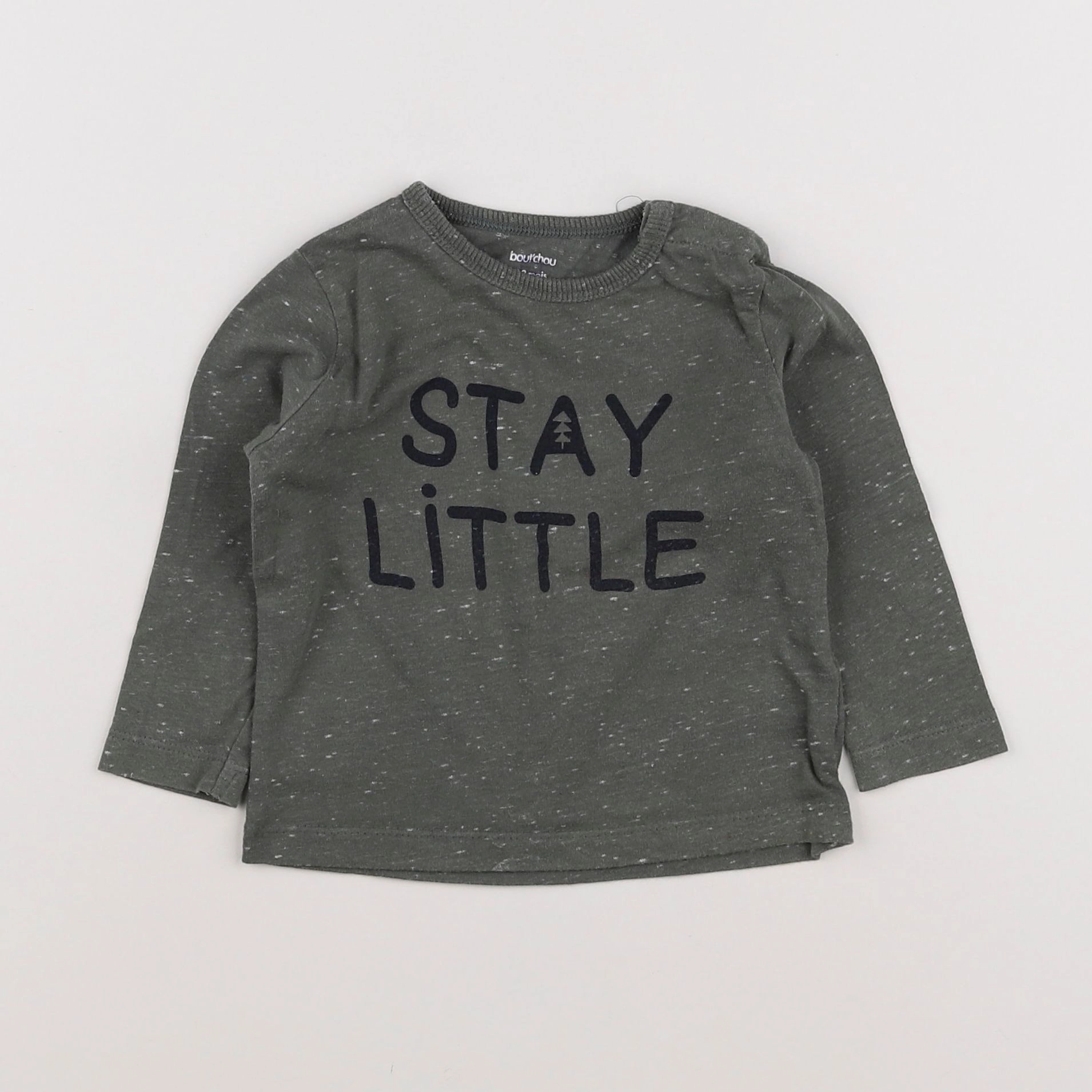 Boutchou - tee-shirt vert - 12 mois