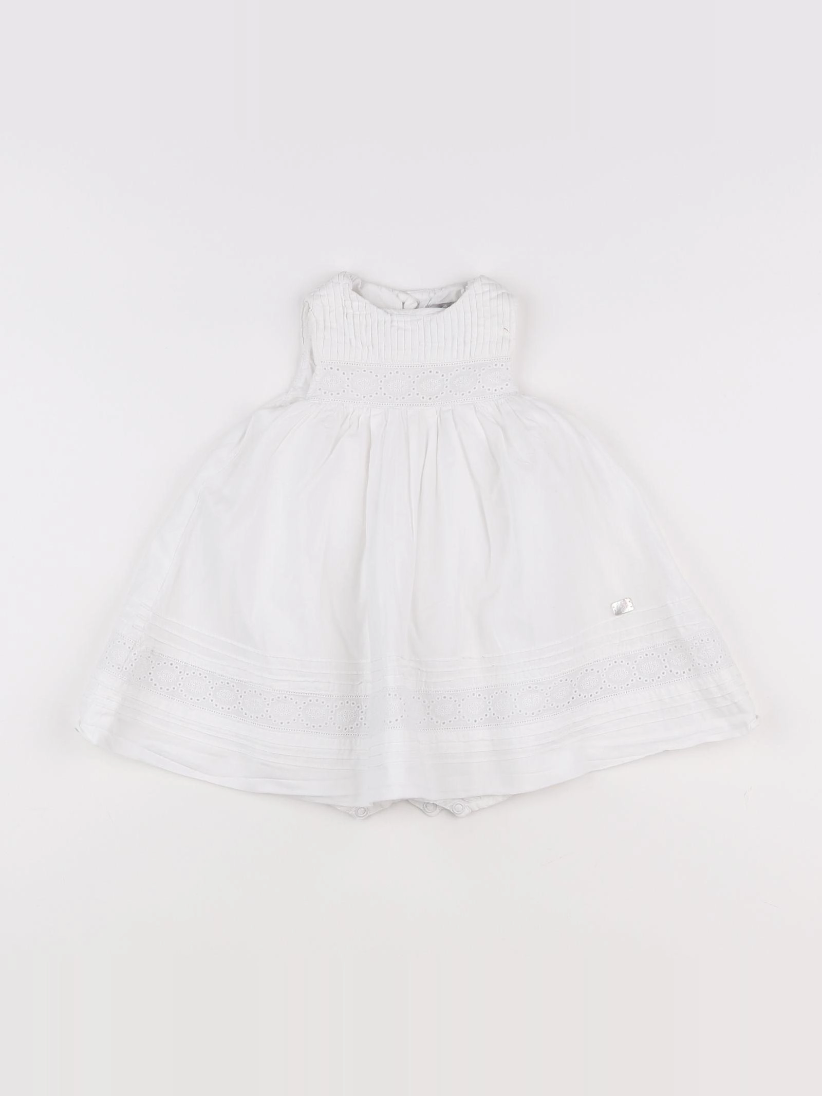 Cyrillus - robe blanc - 6 mois