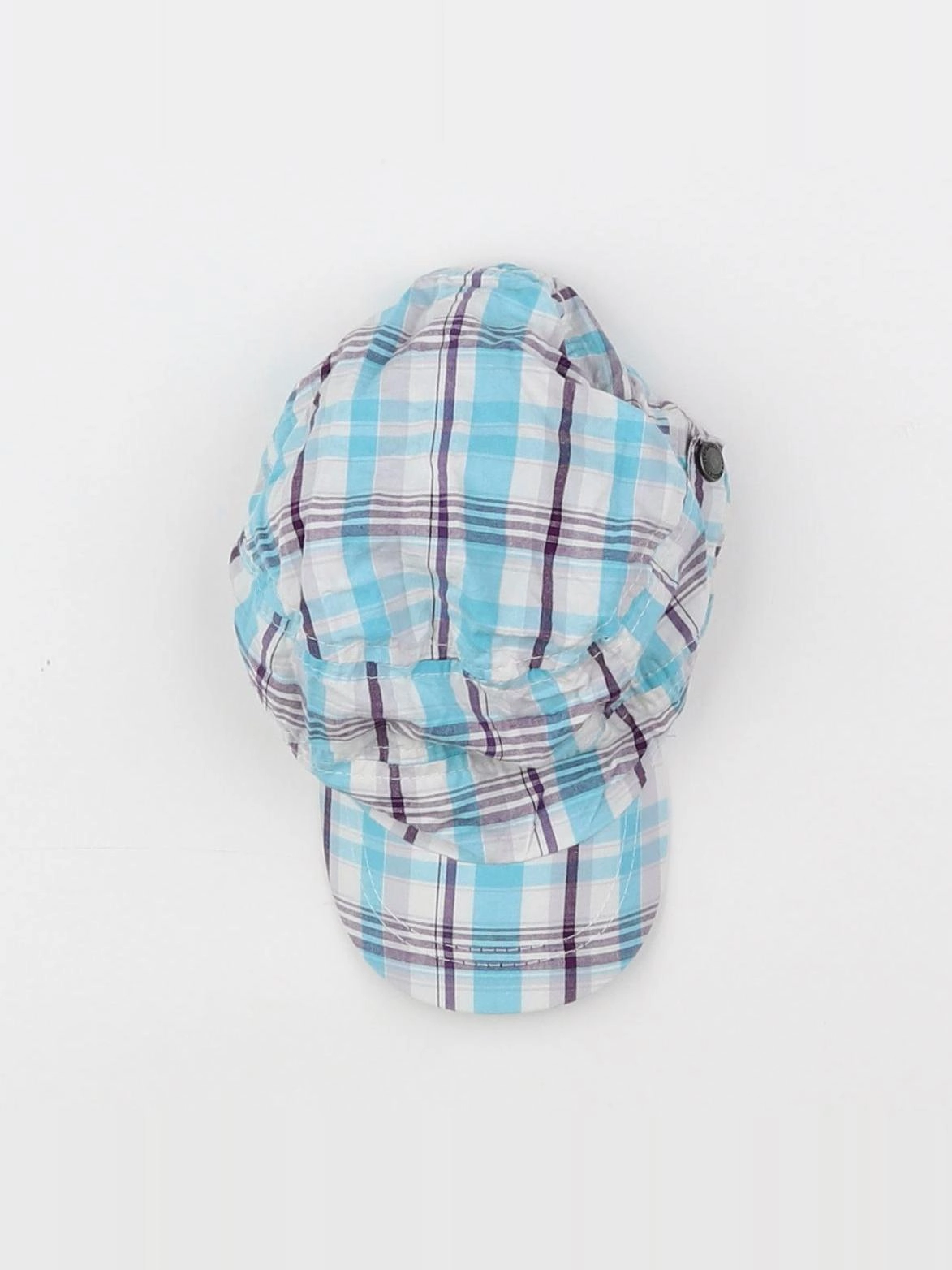 Vertbaudet - casquette blanc, bleu, violet - 12 mois