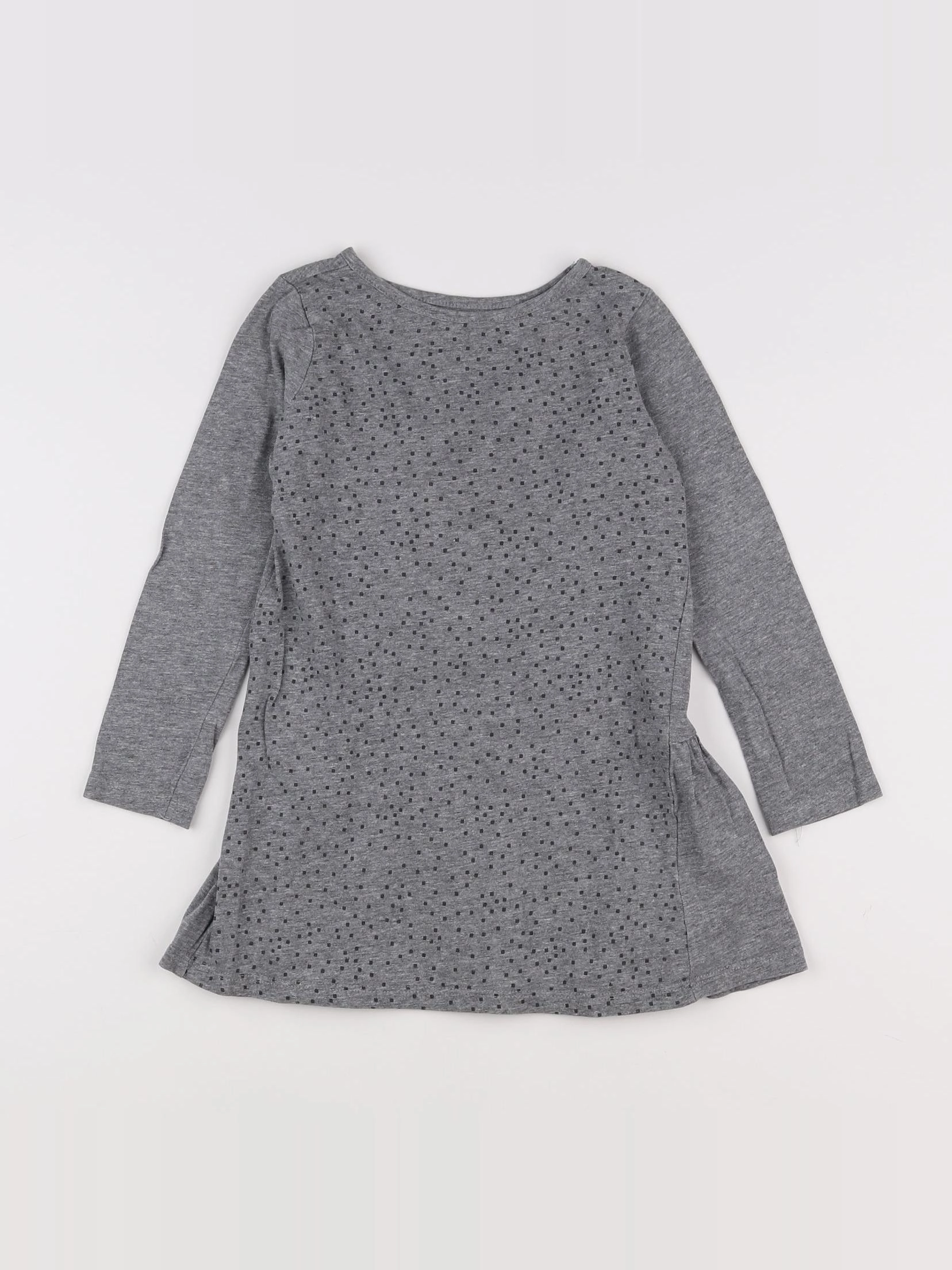 Vertbaudet - robe gris - 5 ans