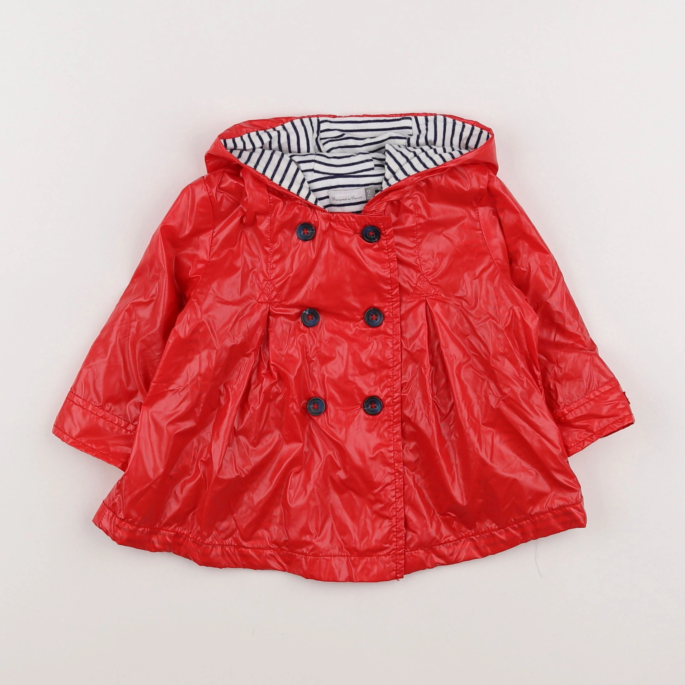 Catimini - imperméable rouge - 9 mois