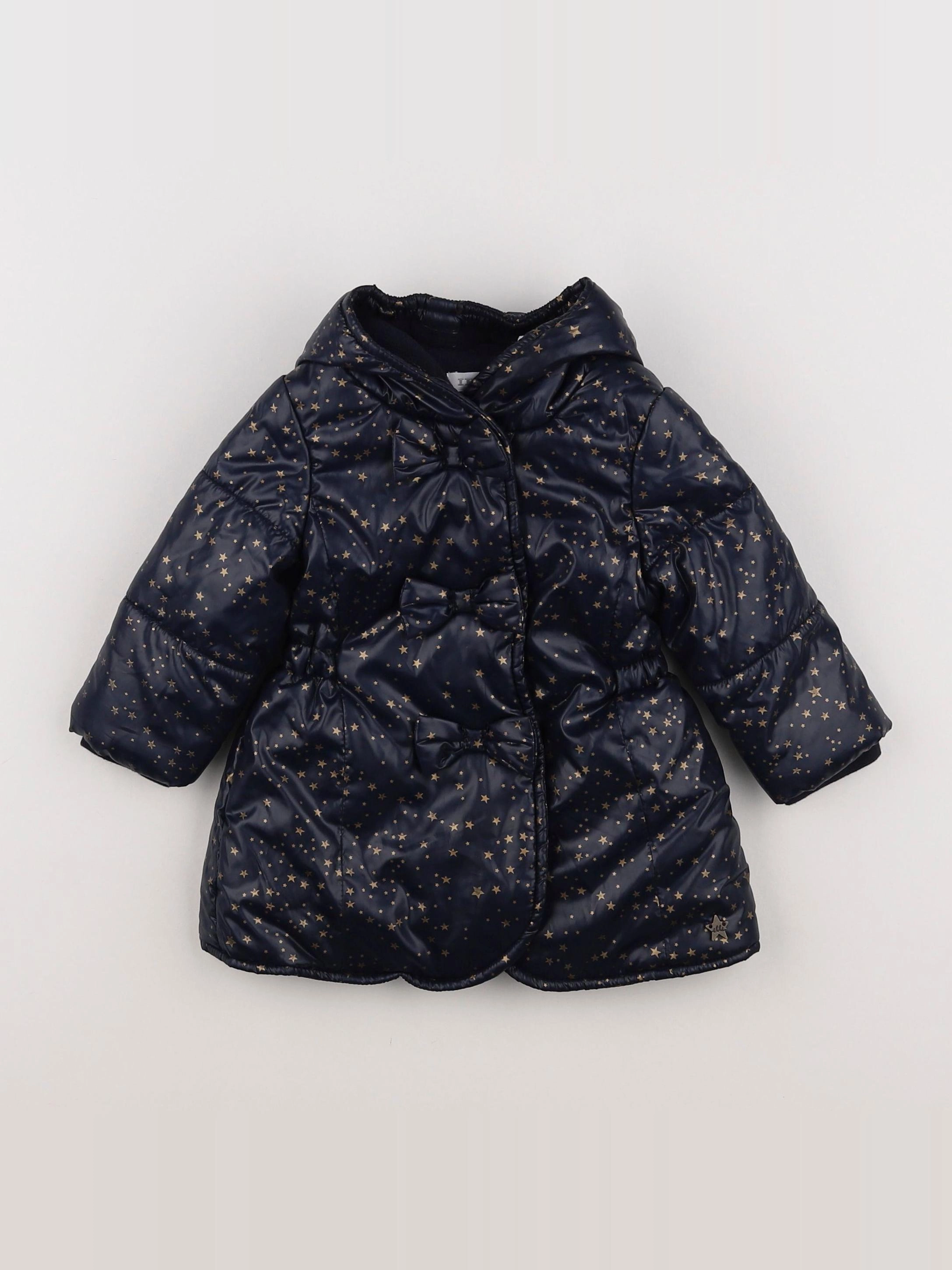 IKKS - doudoune bleu, bronze - 6 mois