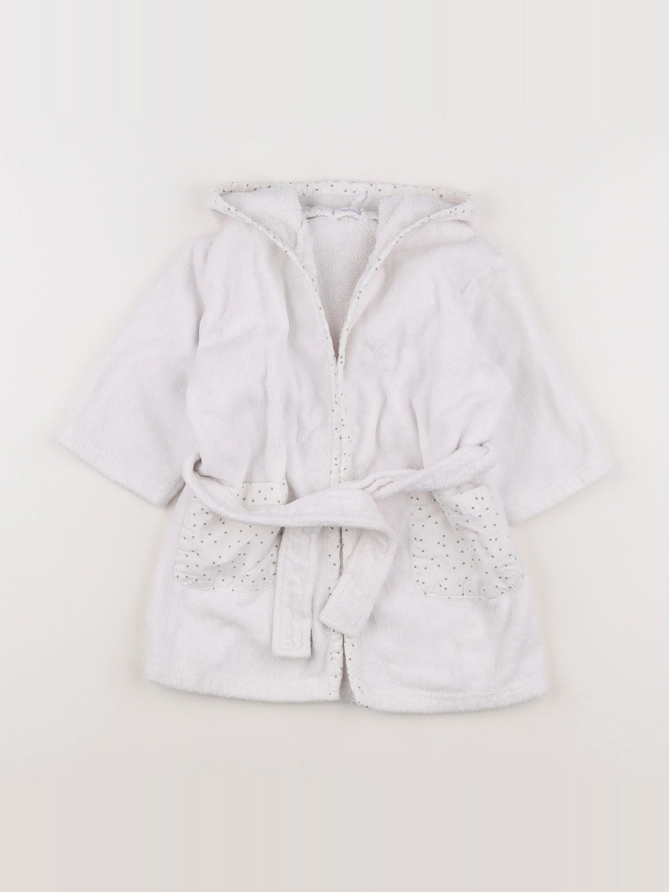 Boutchou - peignoir blanc - 12/18 mois