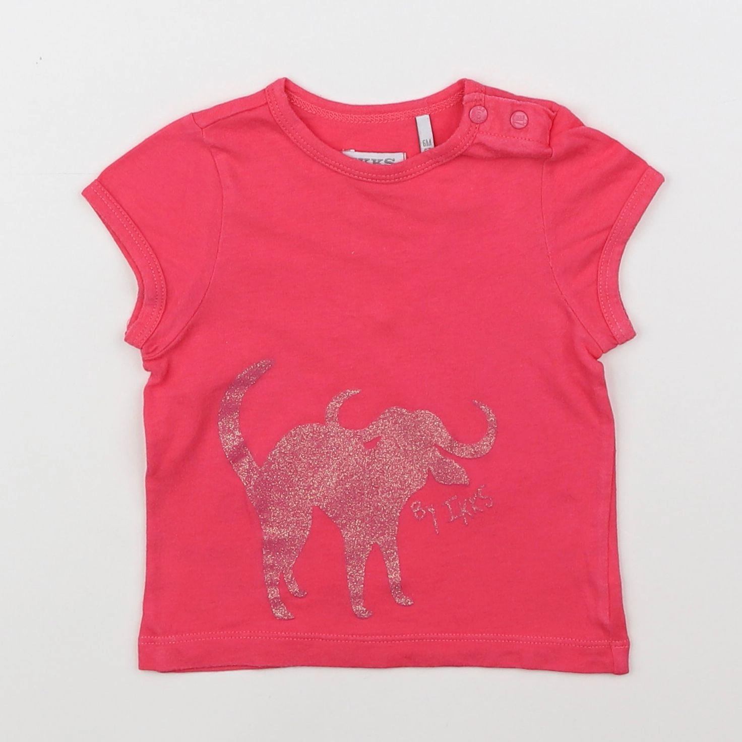 IKKS - tee-shirt rose - 6 mois