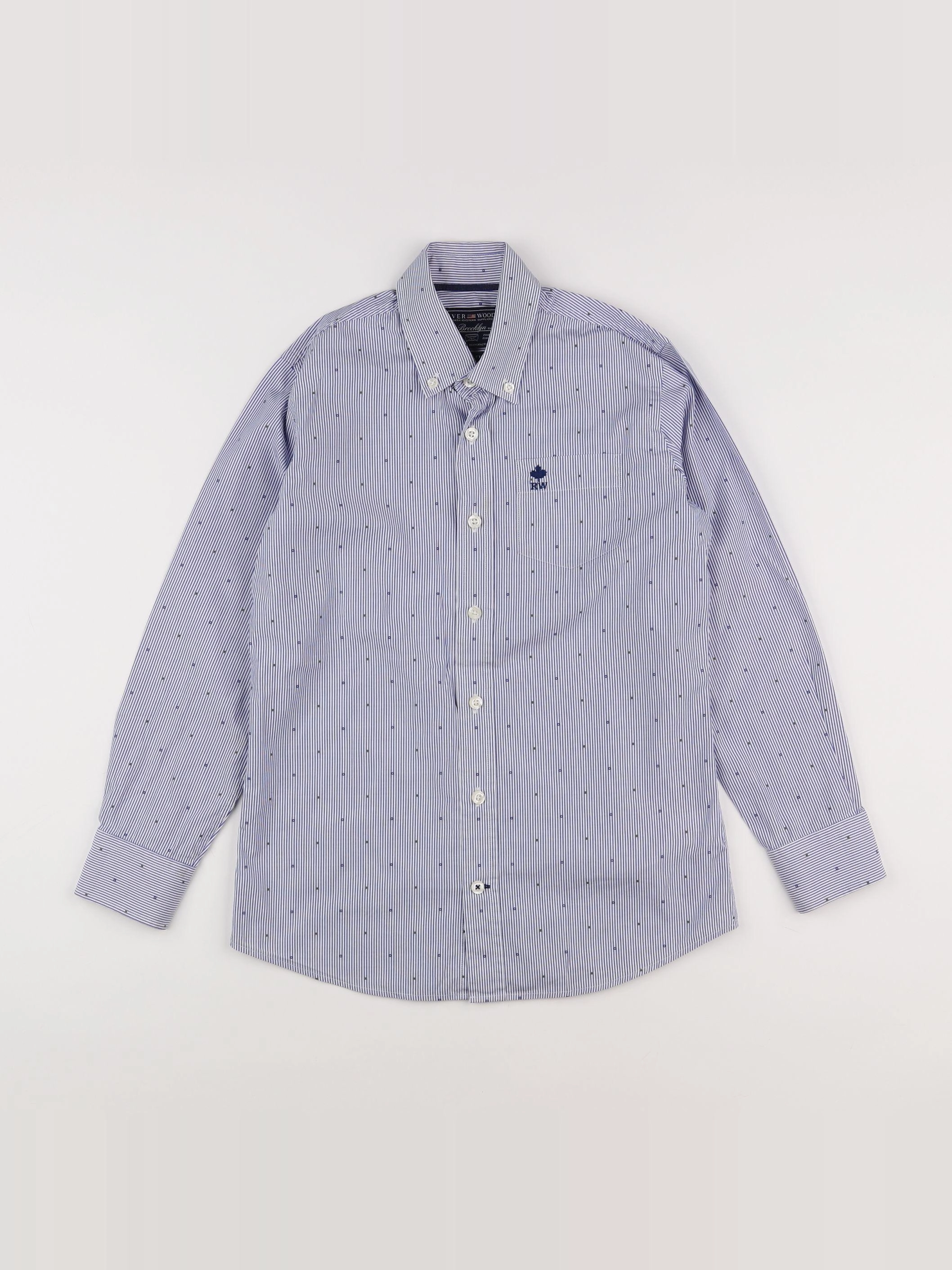 River Woods - chemise bleu - 10 ans
