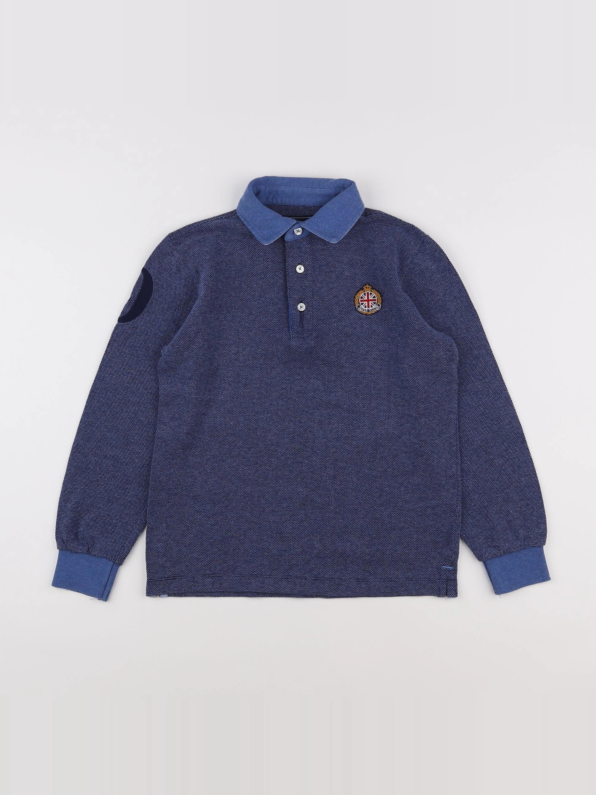 River Woods - polo bleu - 10 ans