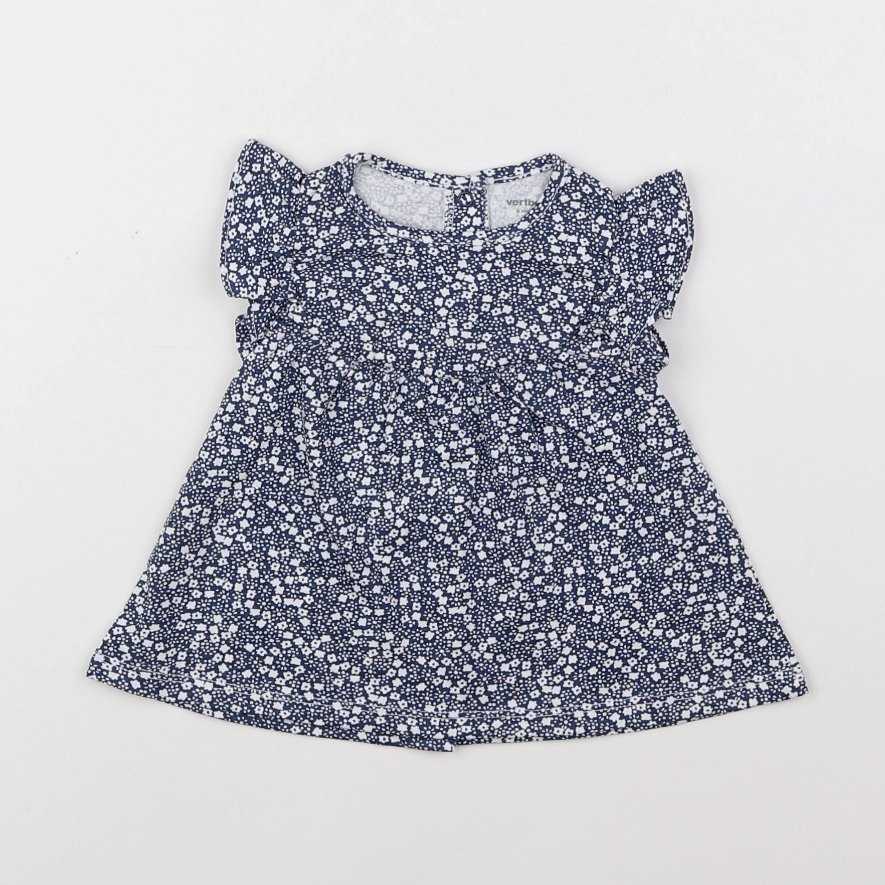 Vertbaudet - blouse bleu - 6 mois