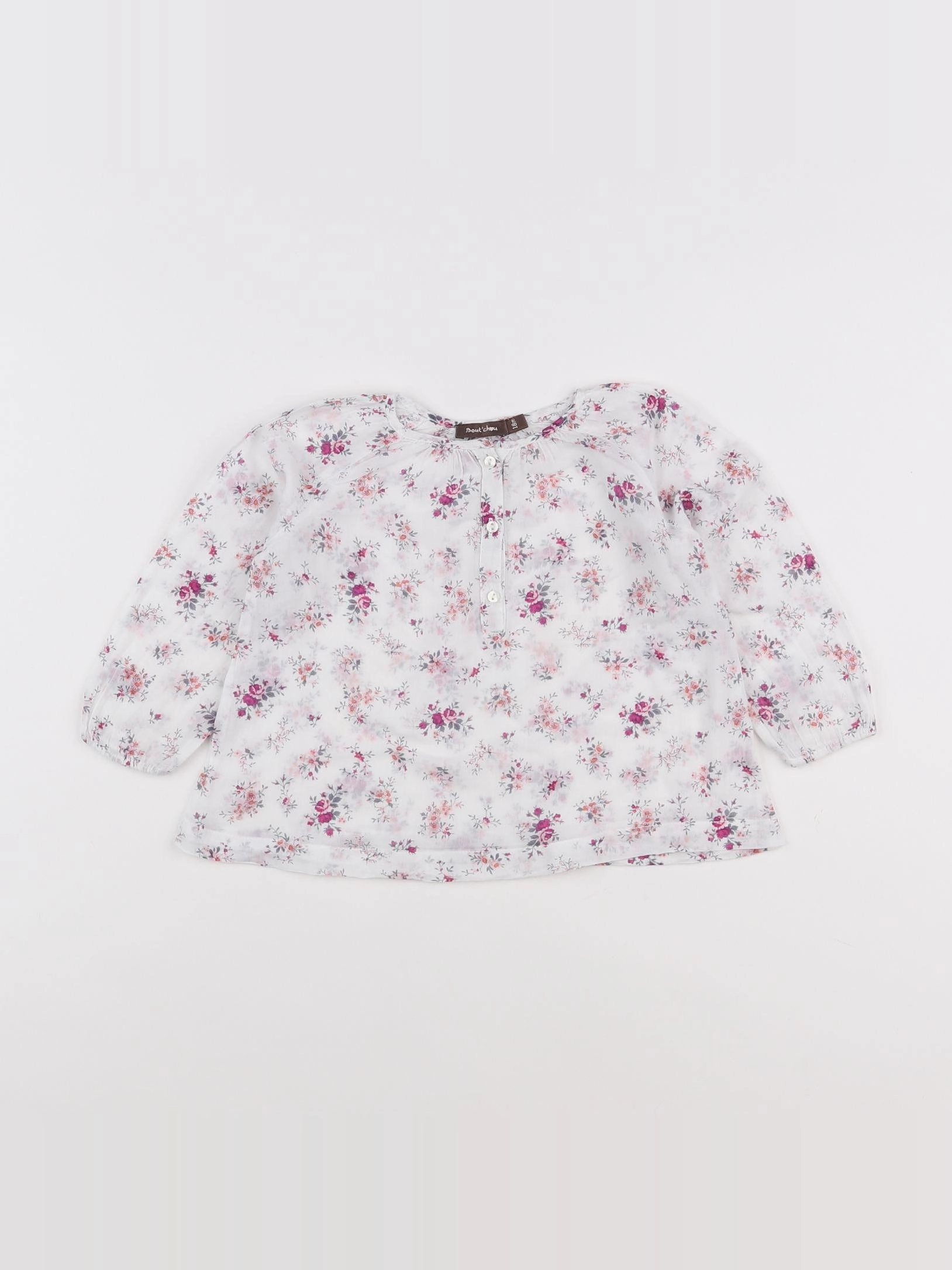 Boutchou - blouse multicolore - 18 mois