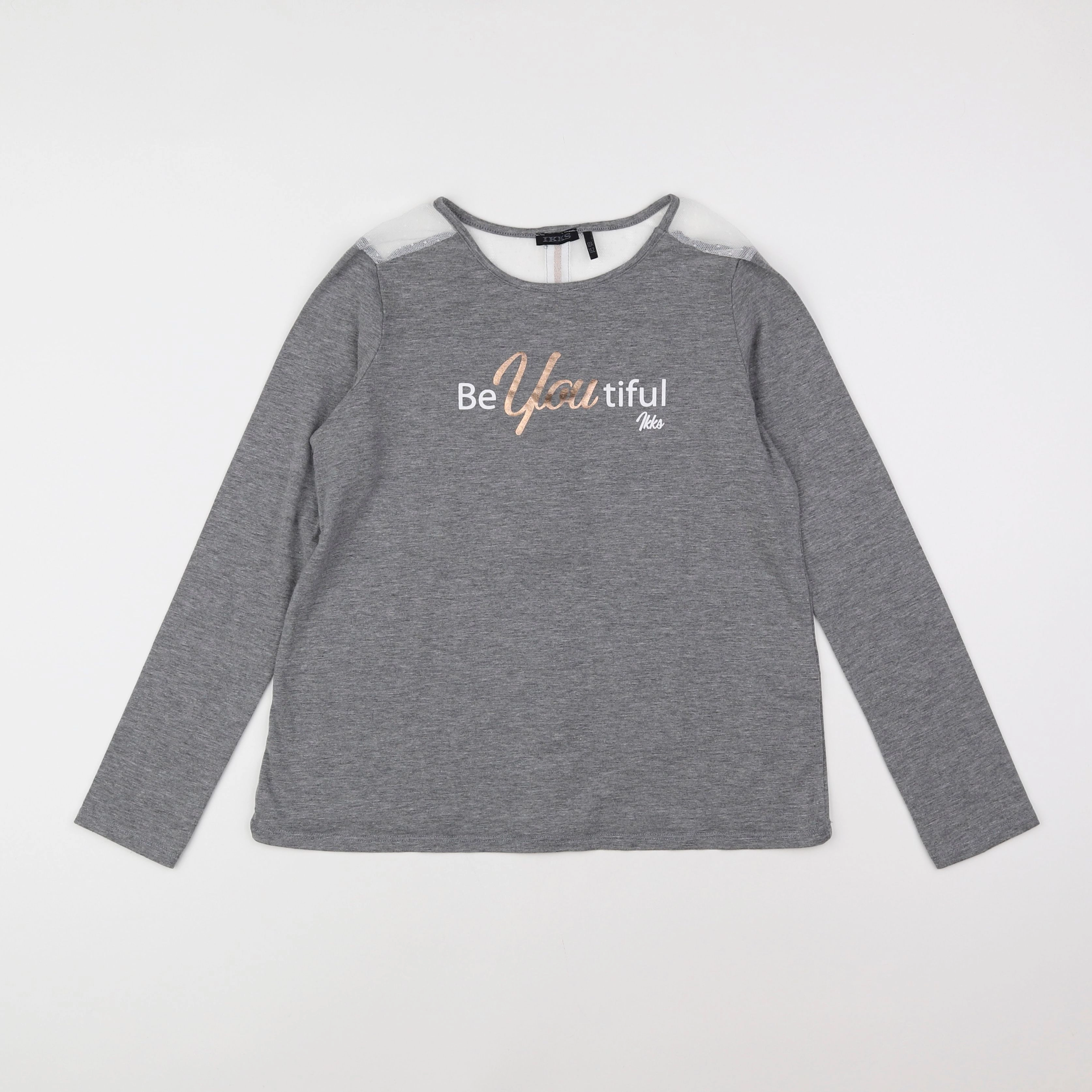 IKKS - tee-shirt gris - 12 ans