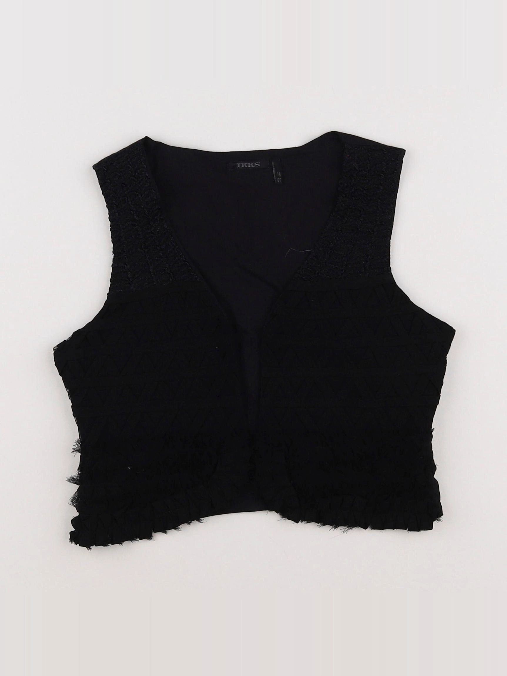 IKKS - gilet noir - 8 ans
