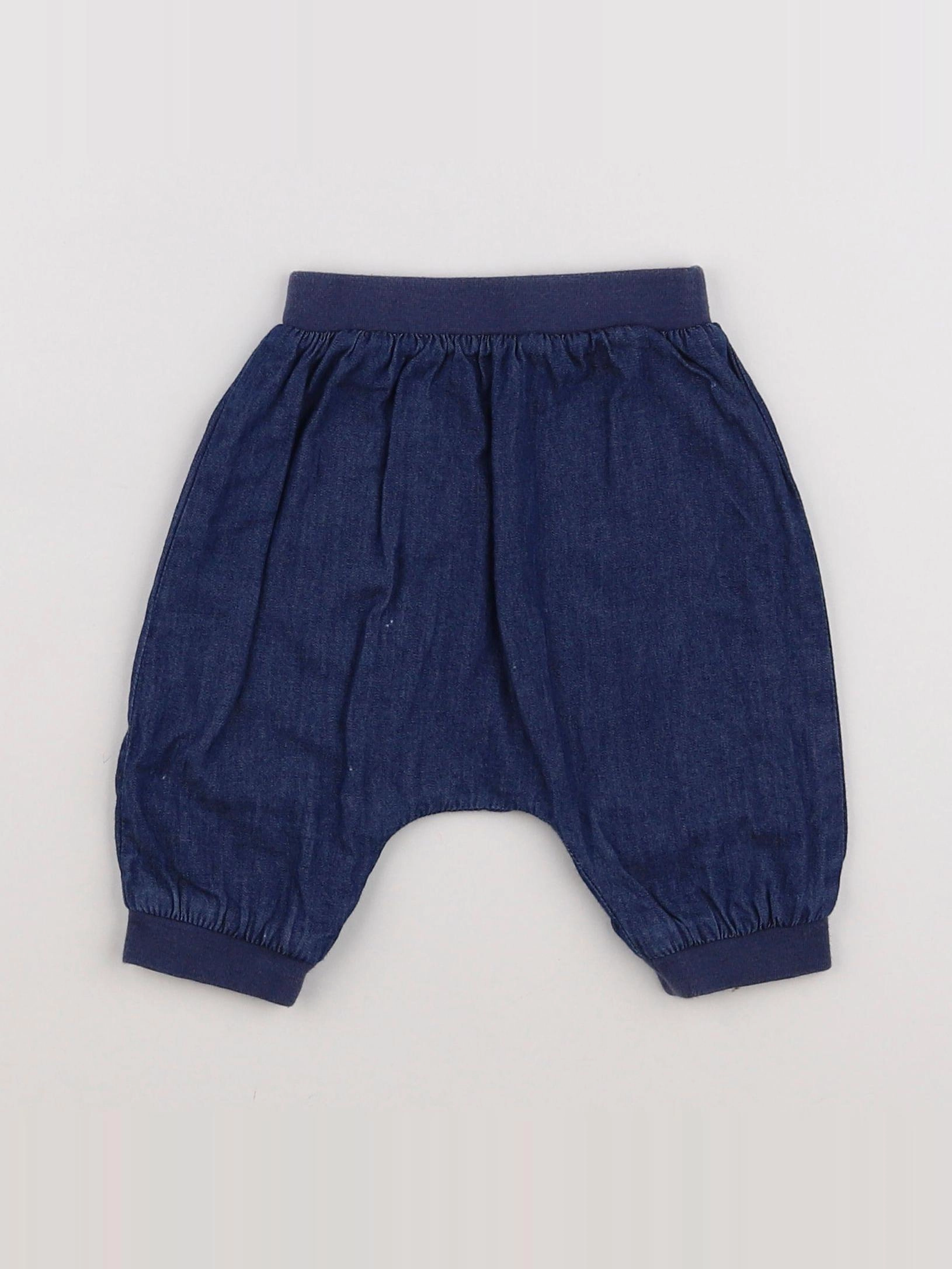 Boutchou - sarouel doublé bleu - 3 mois