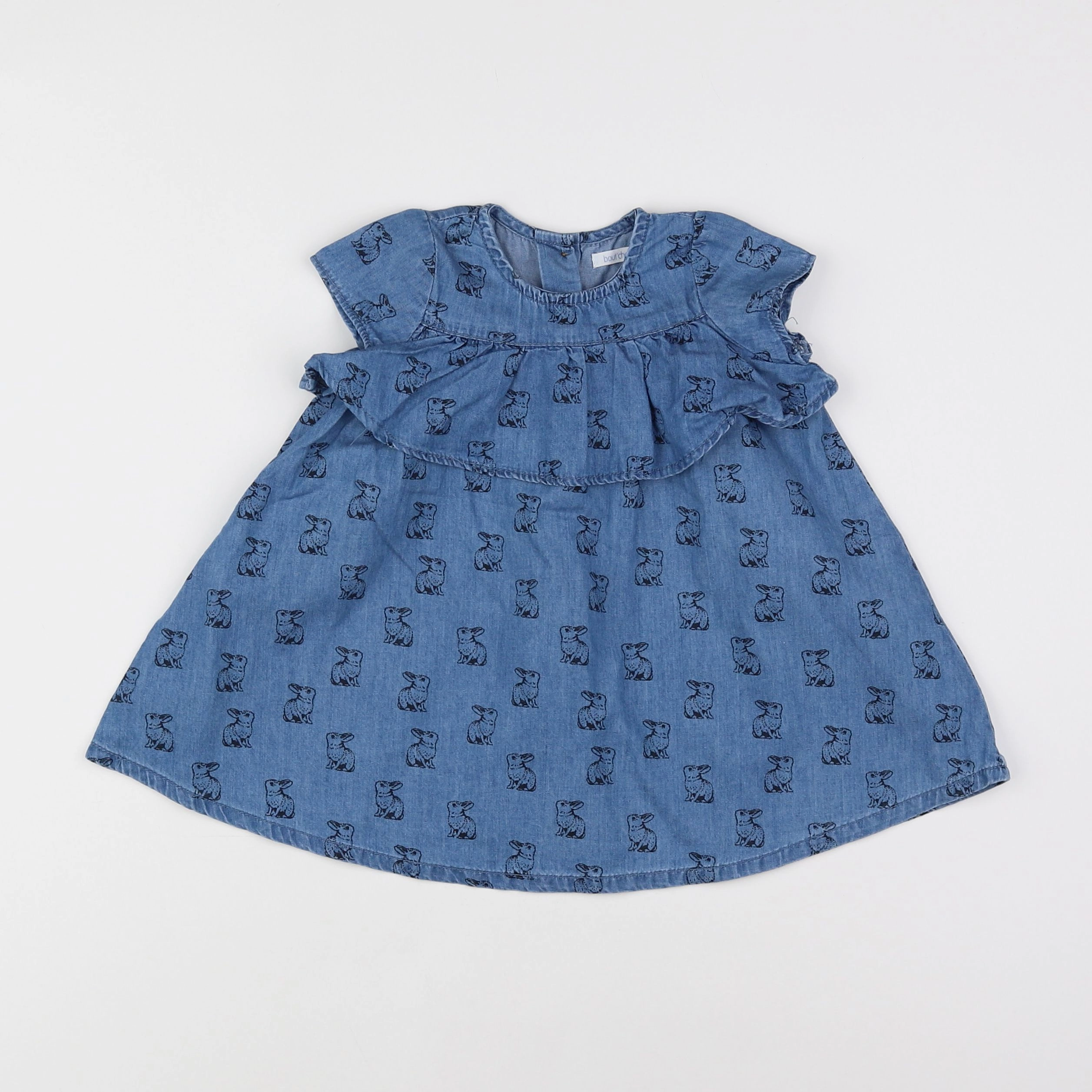 Boutchou - robe bleu - 6 mois