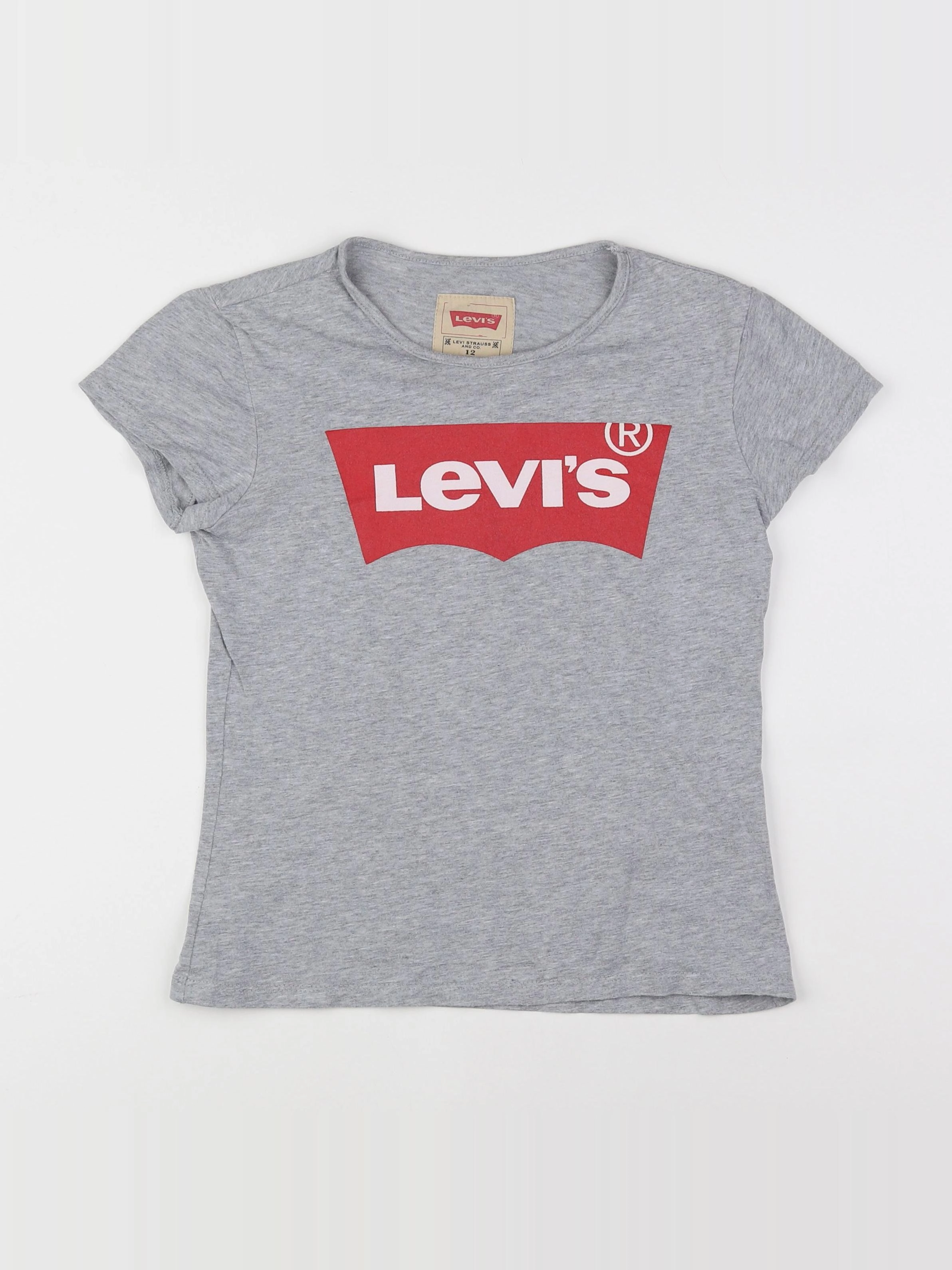 Levi's - tee-shirt gris, rouge - 12 ans