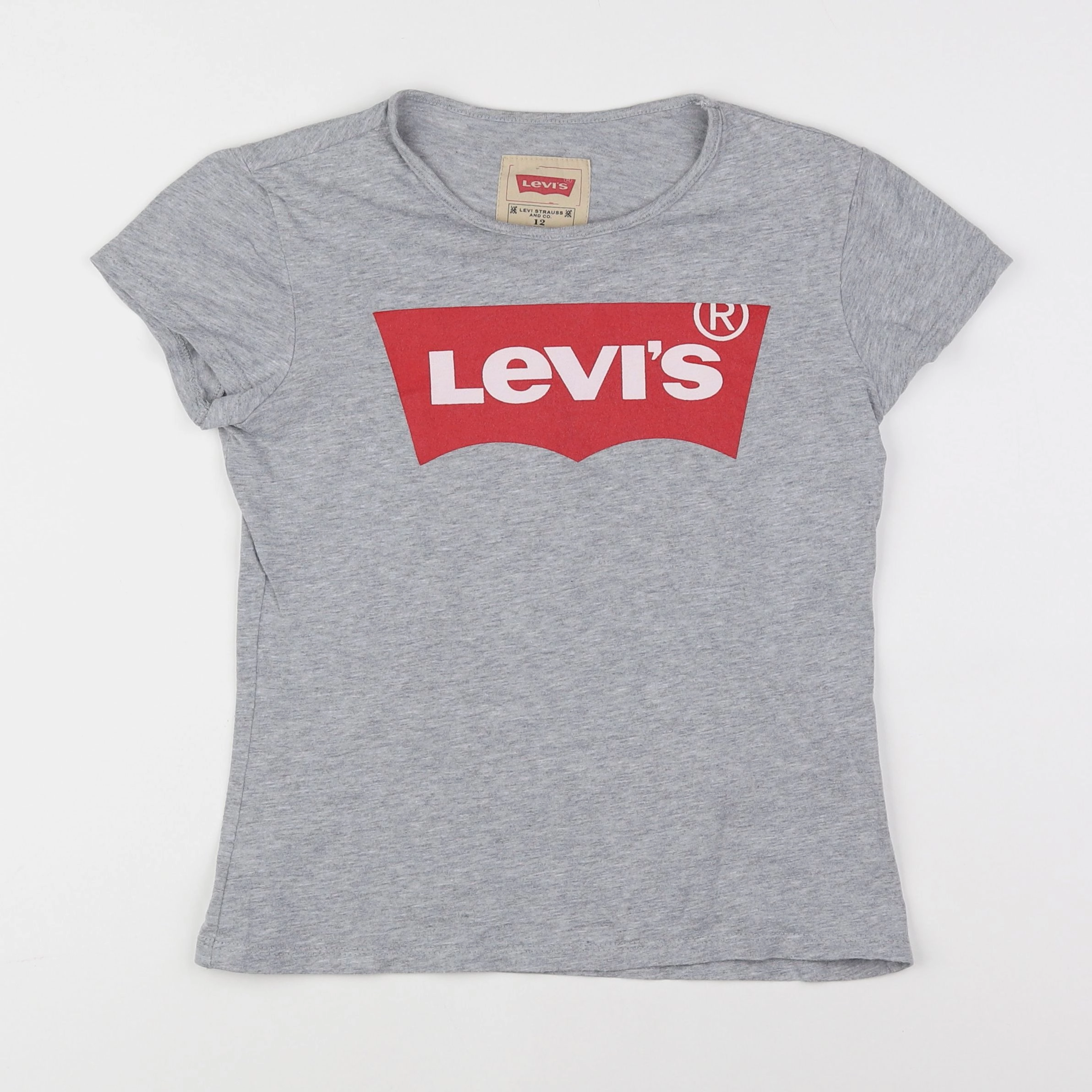 Levi's - tee-shirt gris, rouge - 12 ans