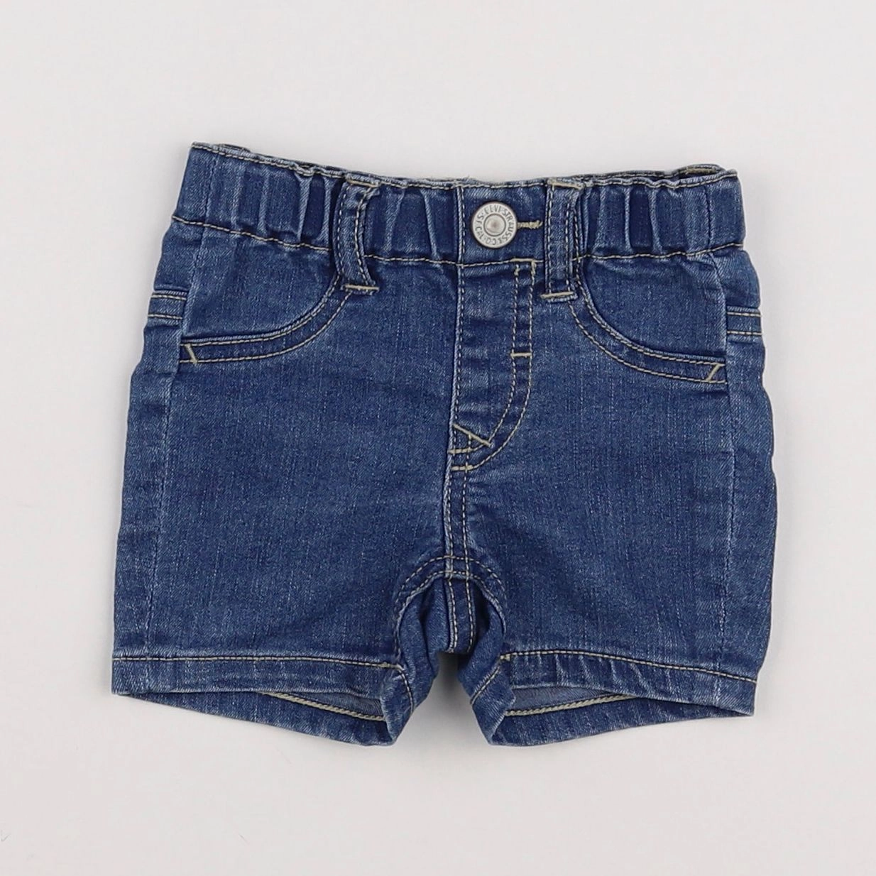 Levi's - short bleu - 6 mois