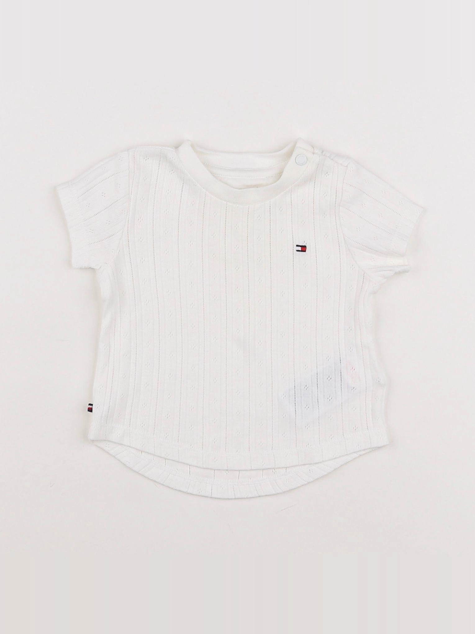 Tommy Hilfiger - tee-shirt blanc - 0/3 mois