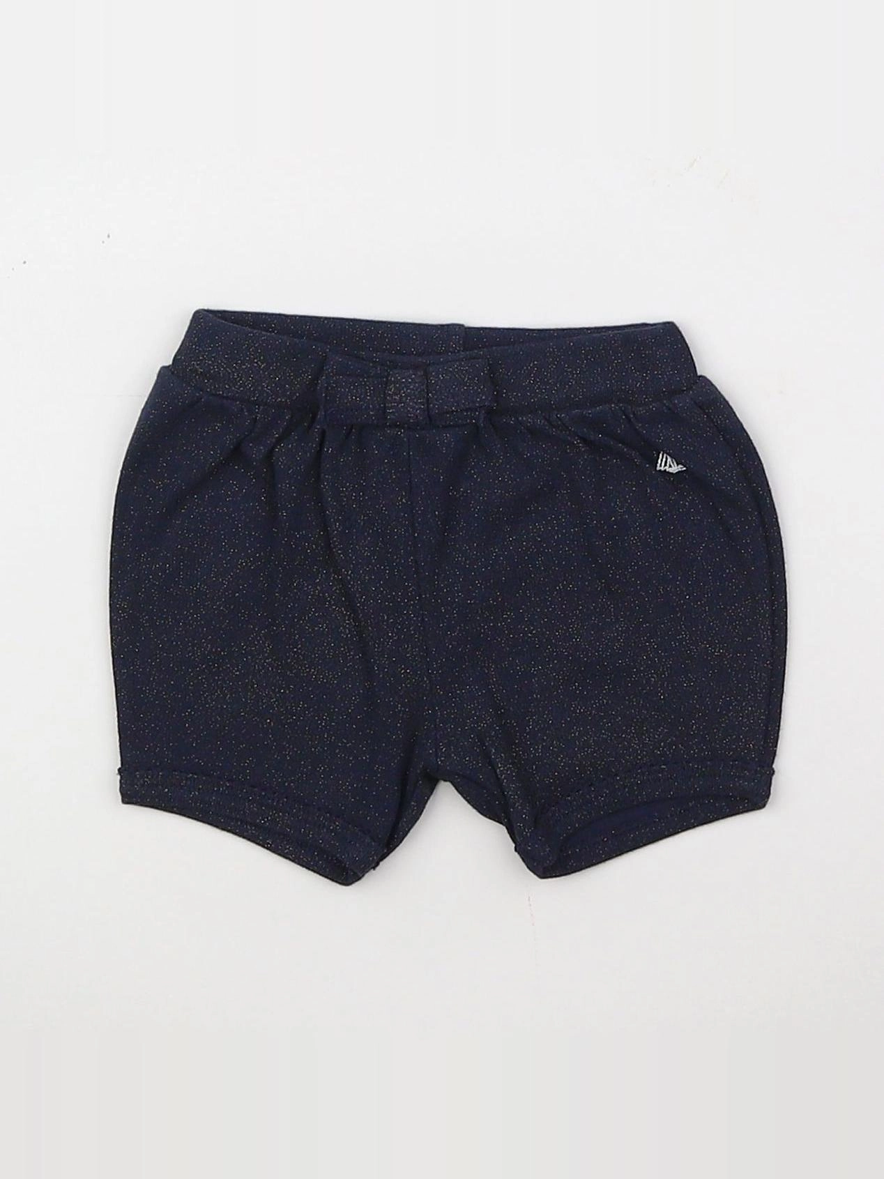 Petit Bateau - short bleu - 3 mois