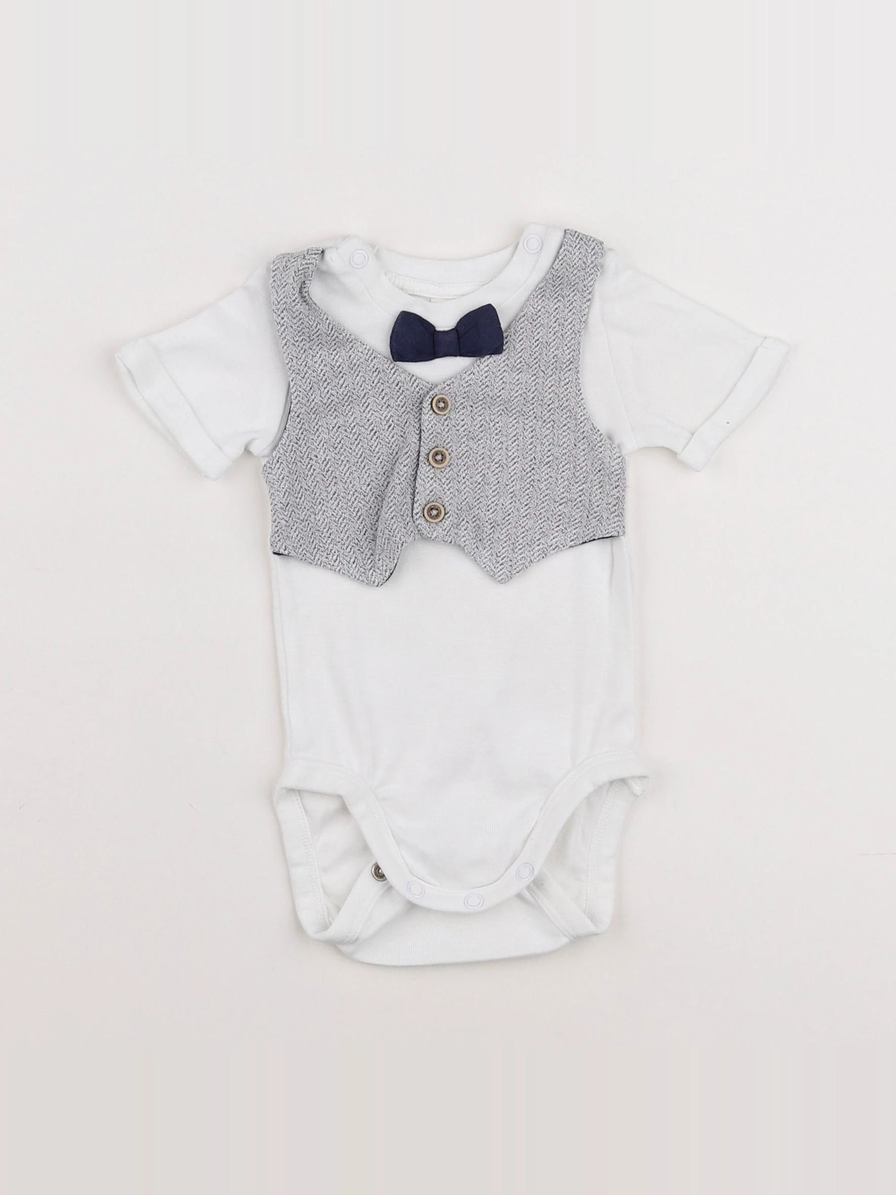 H&M - body blanc - 3 mois