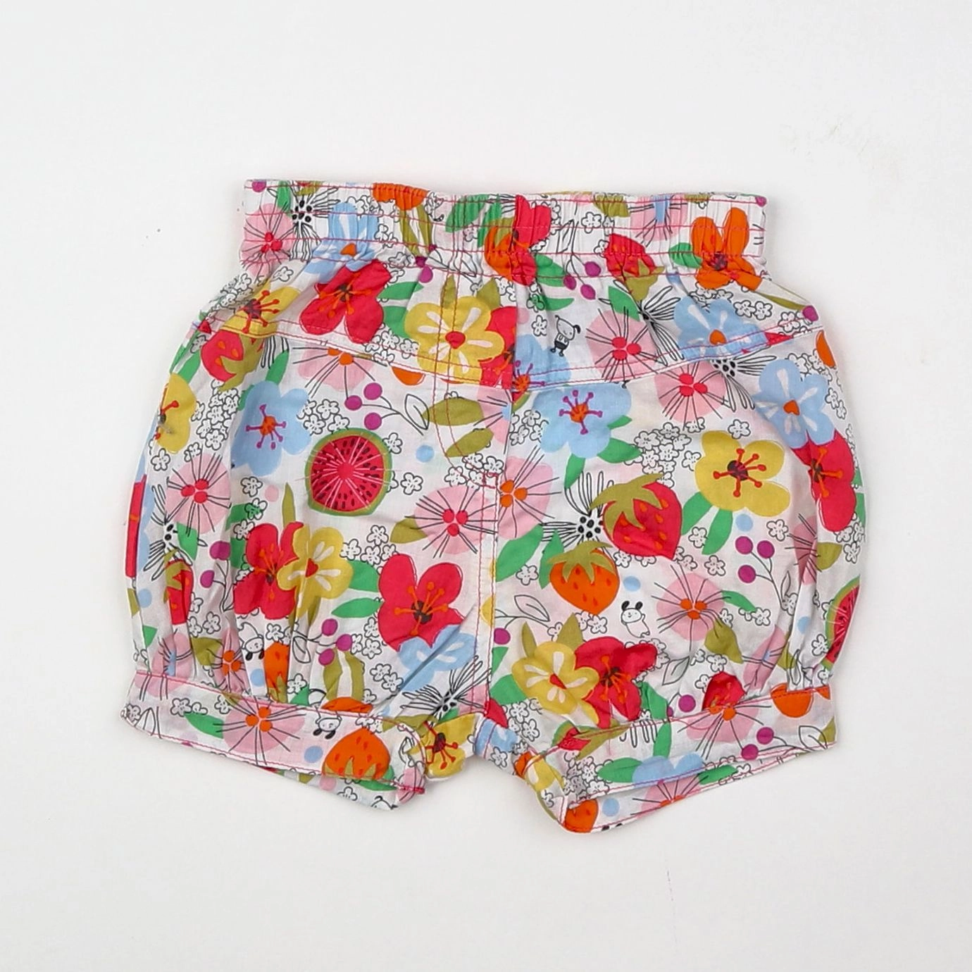 Catimini - short blanc, multicolore - 3 mois